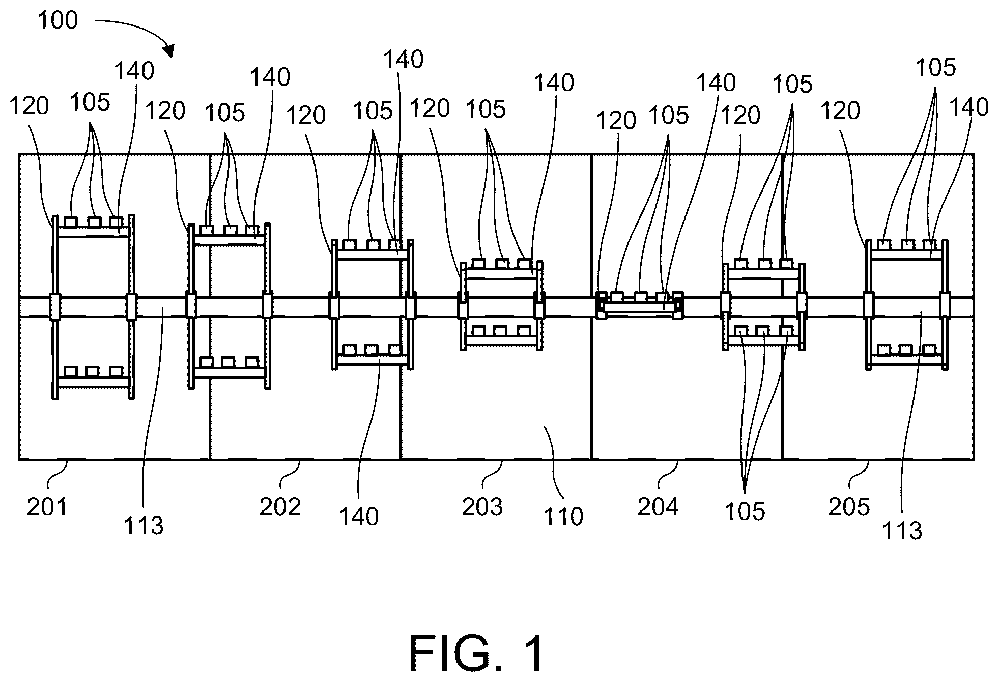 Patent US12129549 Figure 1 – Plasma-enhanced chemical vapor deposition coating system