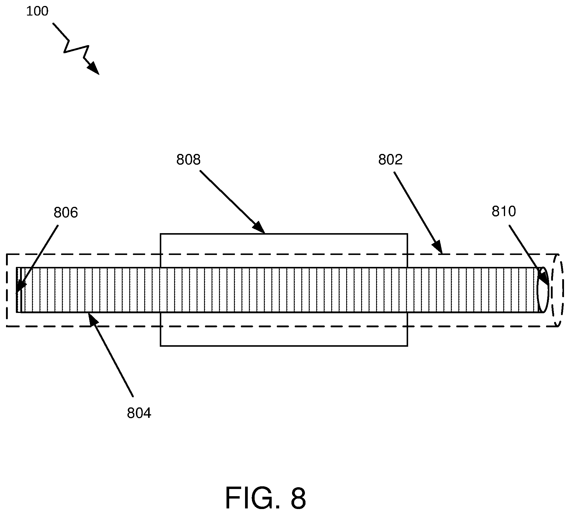 Patent US12129550 Figure 8 – Thermal reactor for generating reactive species for chemical vapor deposition of thin films