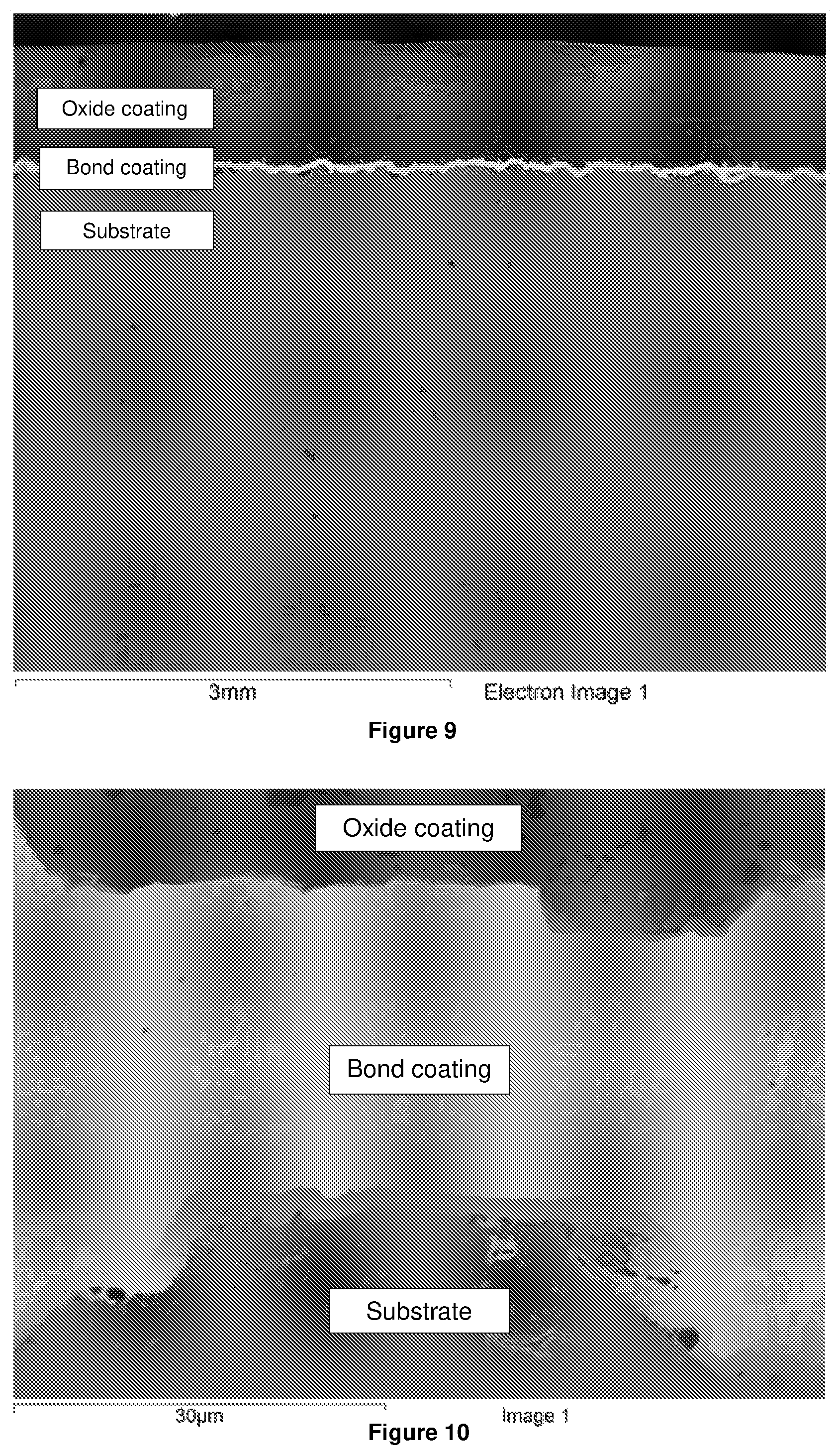 Patent US12129554 Figure 9 – Bi-layer protective coatings for metal components