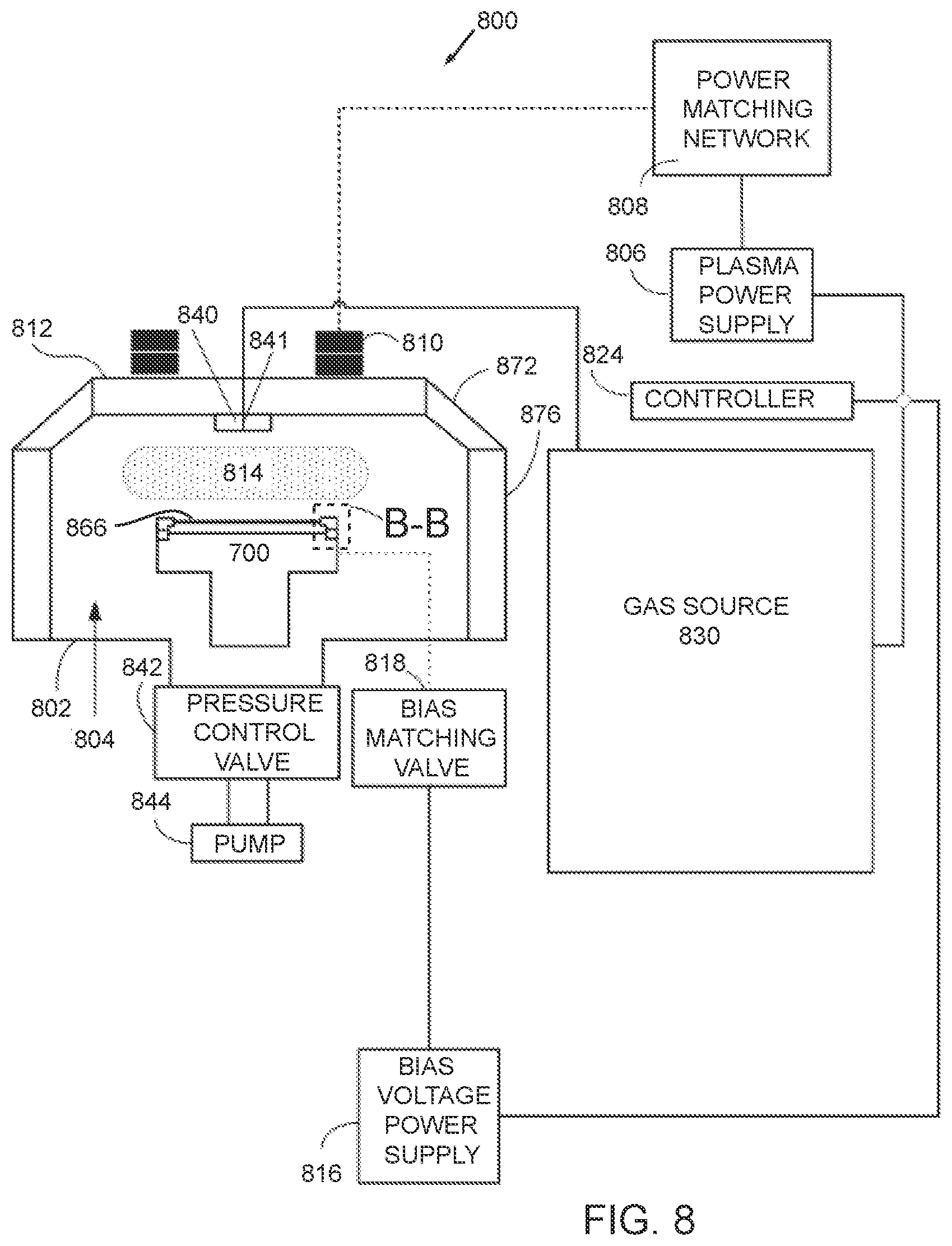 Patent US12129569 Figure 8 – Method for conditioning semiconductor processing chamber components