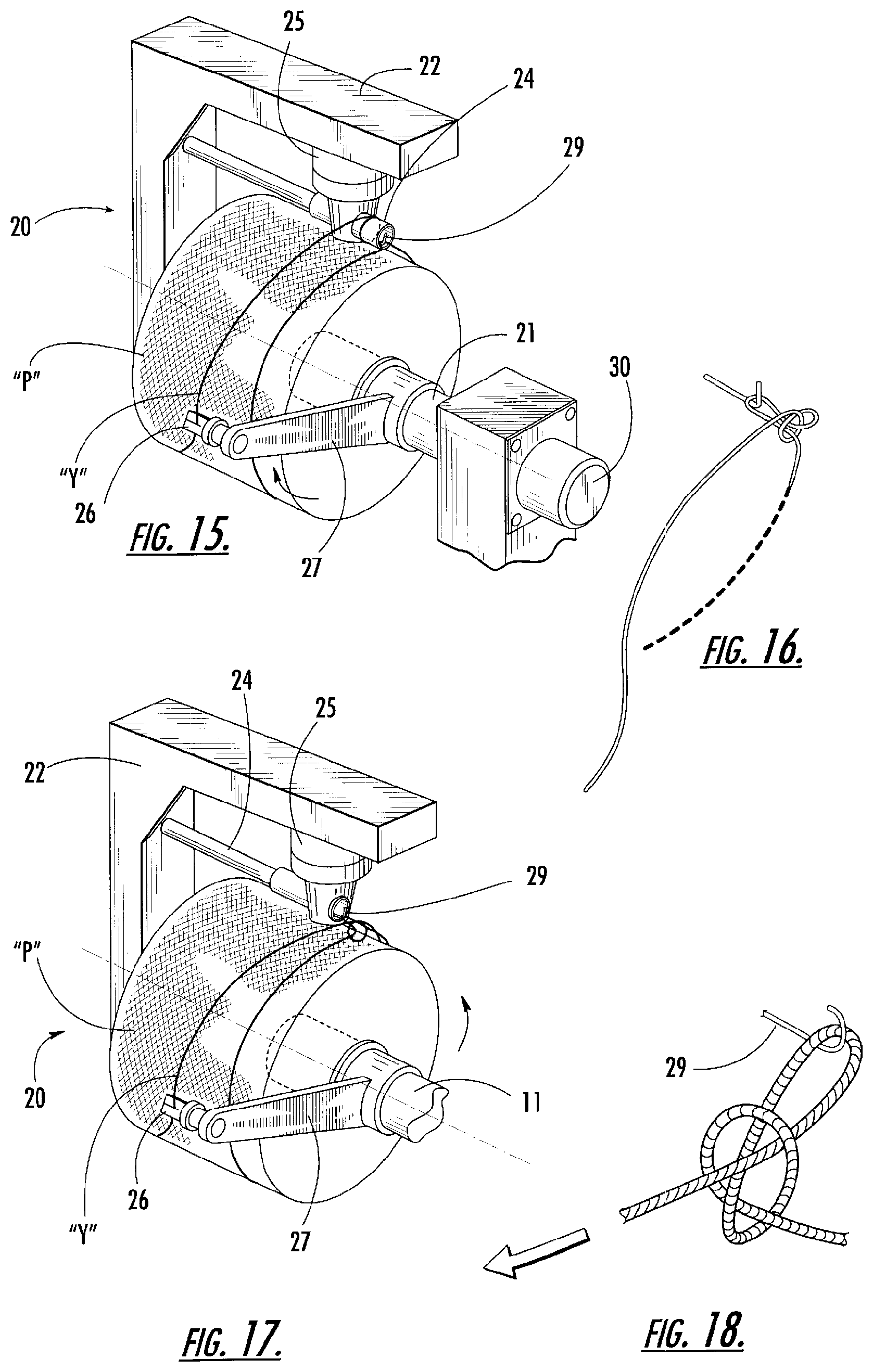 Patent US12129576 Figure 9 – Automated yarn package handling system and method