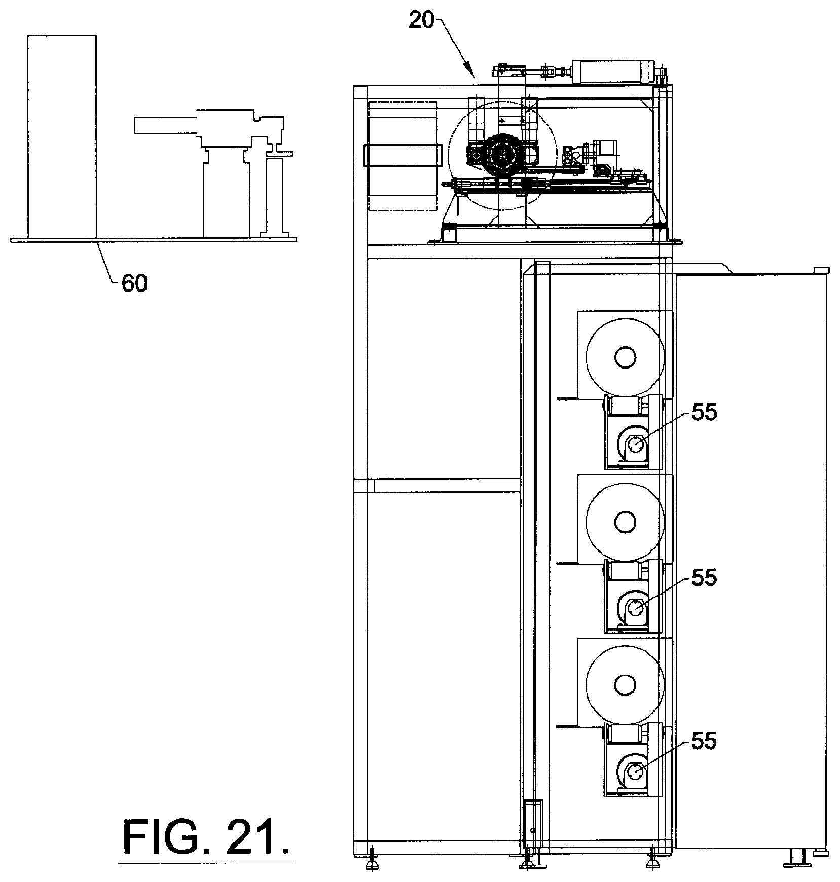 Patent US12129576 Figure 12 – Automated yarn package handling system and method