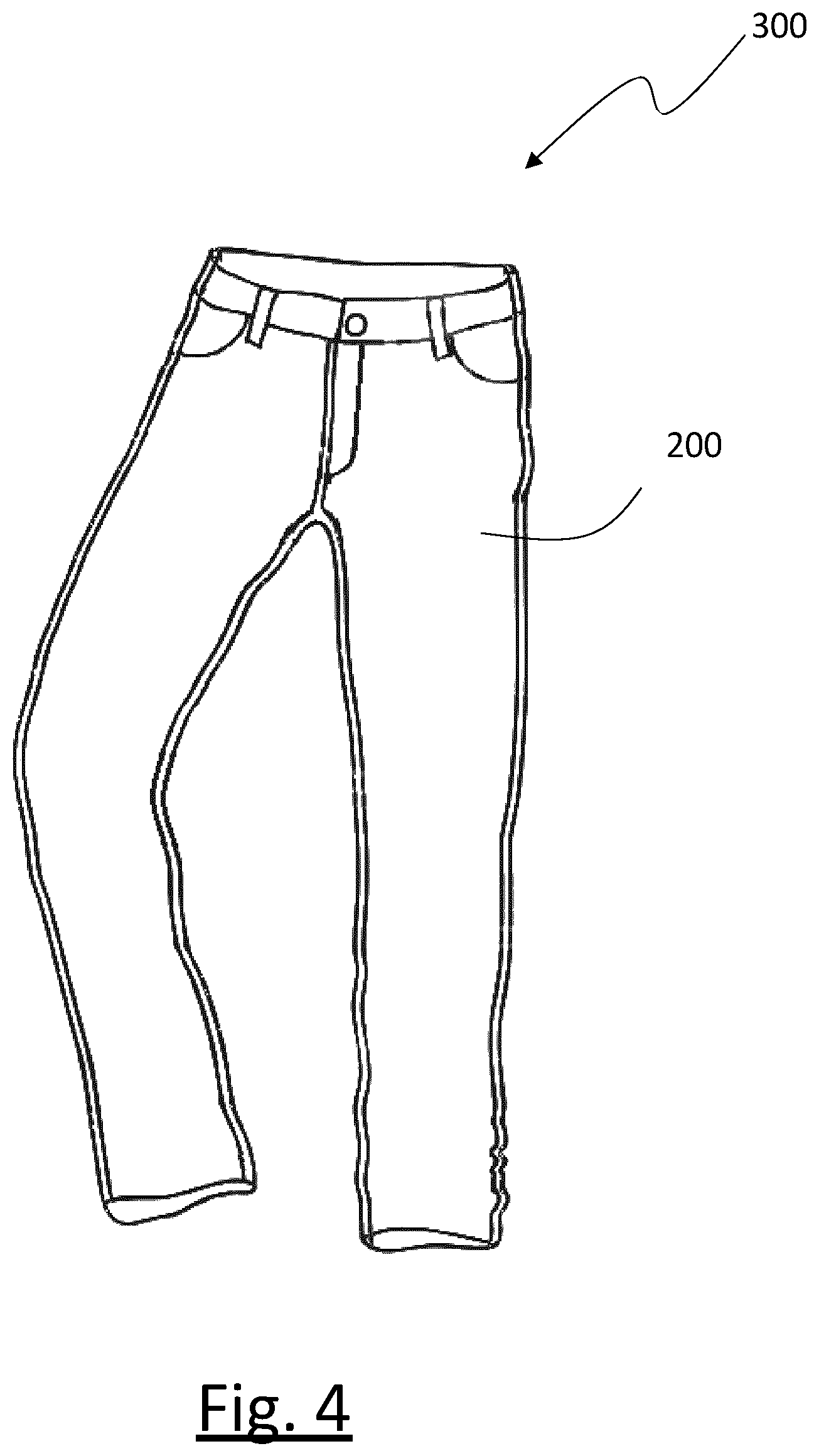 Patent US12129577 Figure 4 – Composite yarn comprising at least two bundles of coalesced elastic filaments and a plurality of inelastic elements