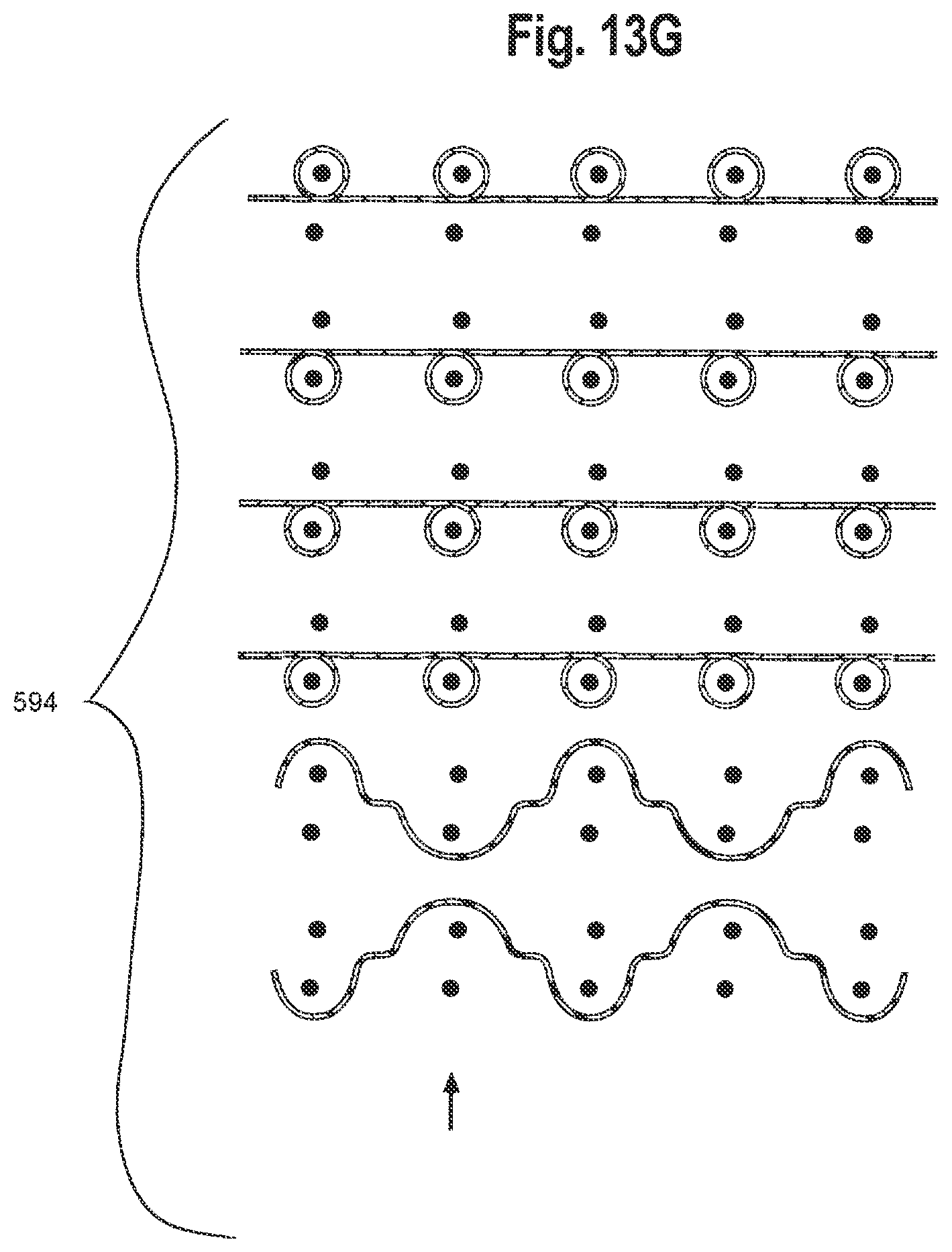 Patent US12129578 Figure 14 – Multiple layer knitted components having multi-bed area