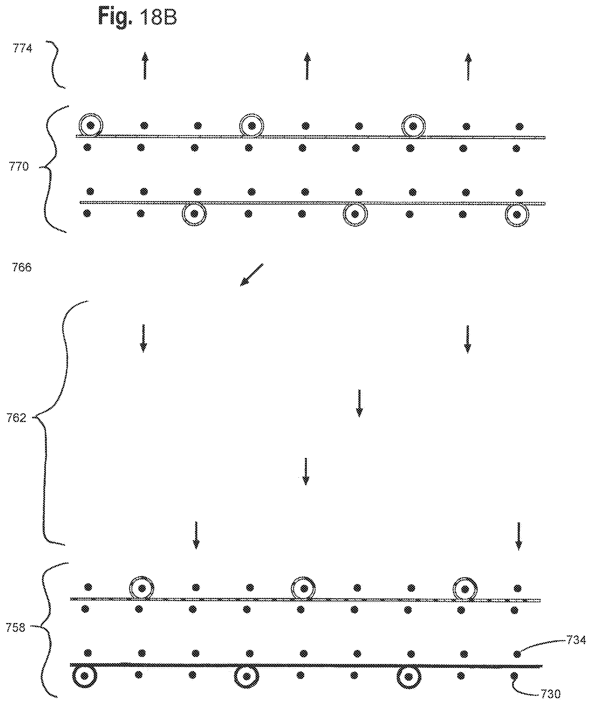 Patent US12129578 Figure 20 – Multiple layer knitted components having multi-bed area