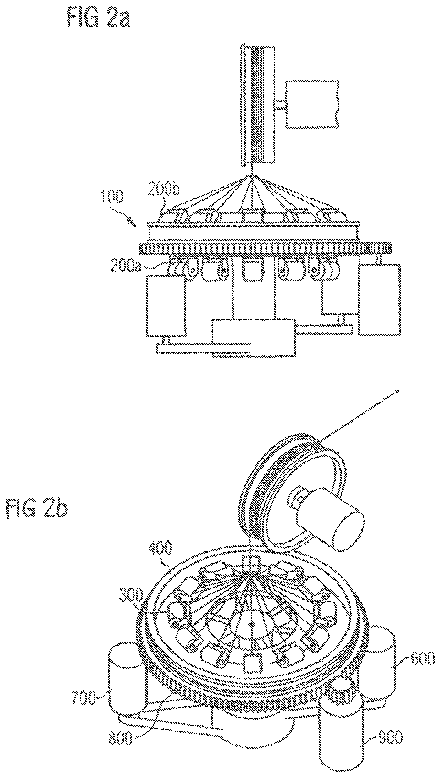 Patent US12129581 Figure 3 – Rotational braiding machine