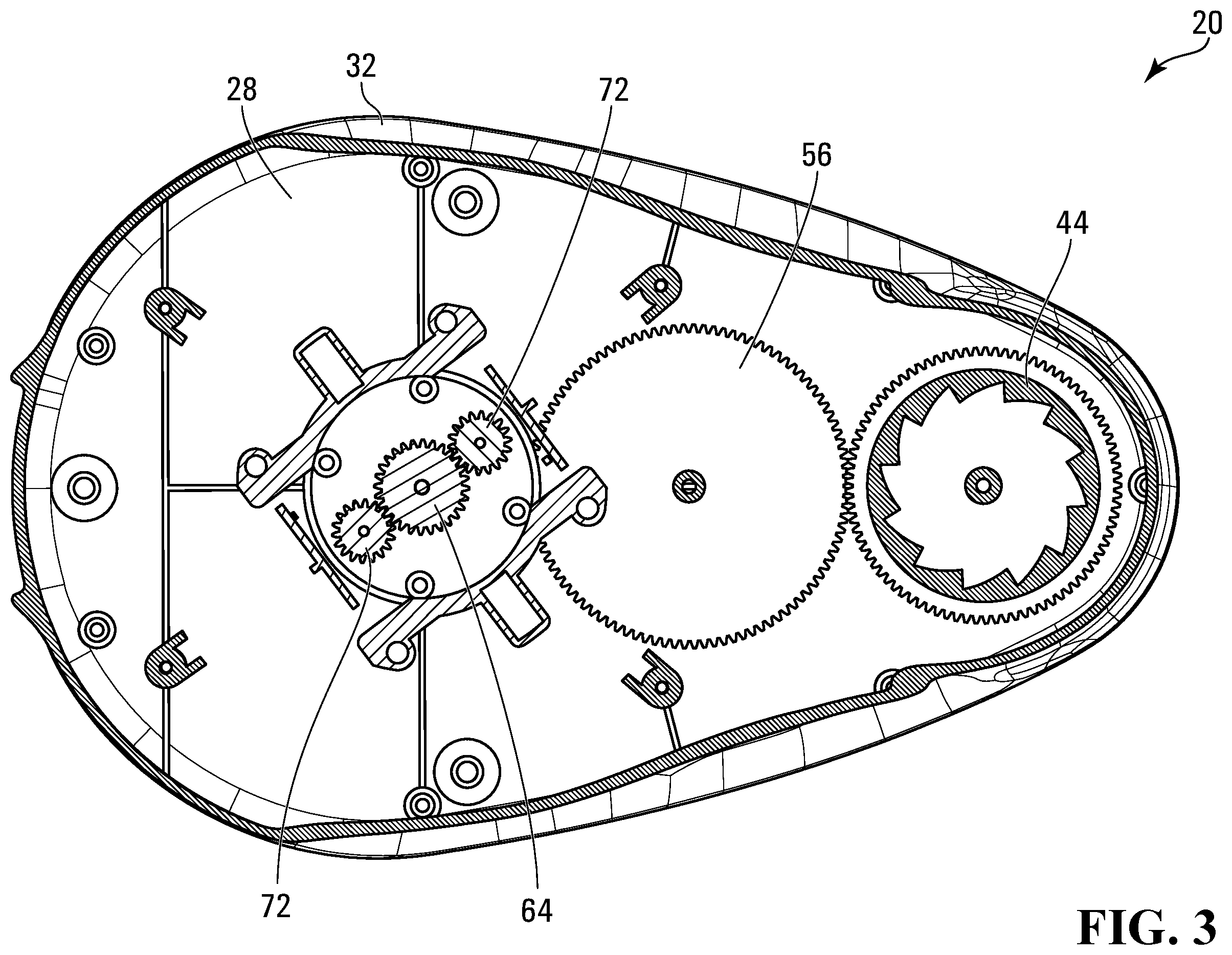 Patent US12129582 Figure 3 – Braiding machine