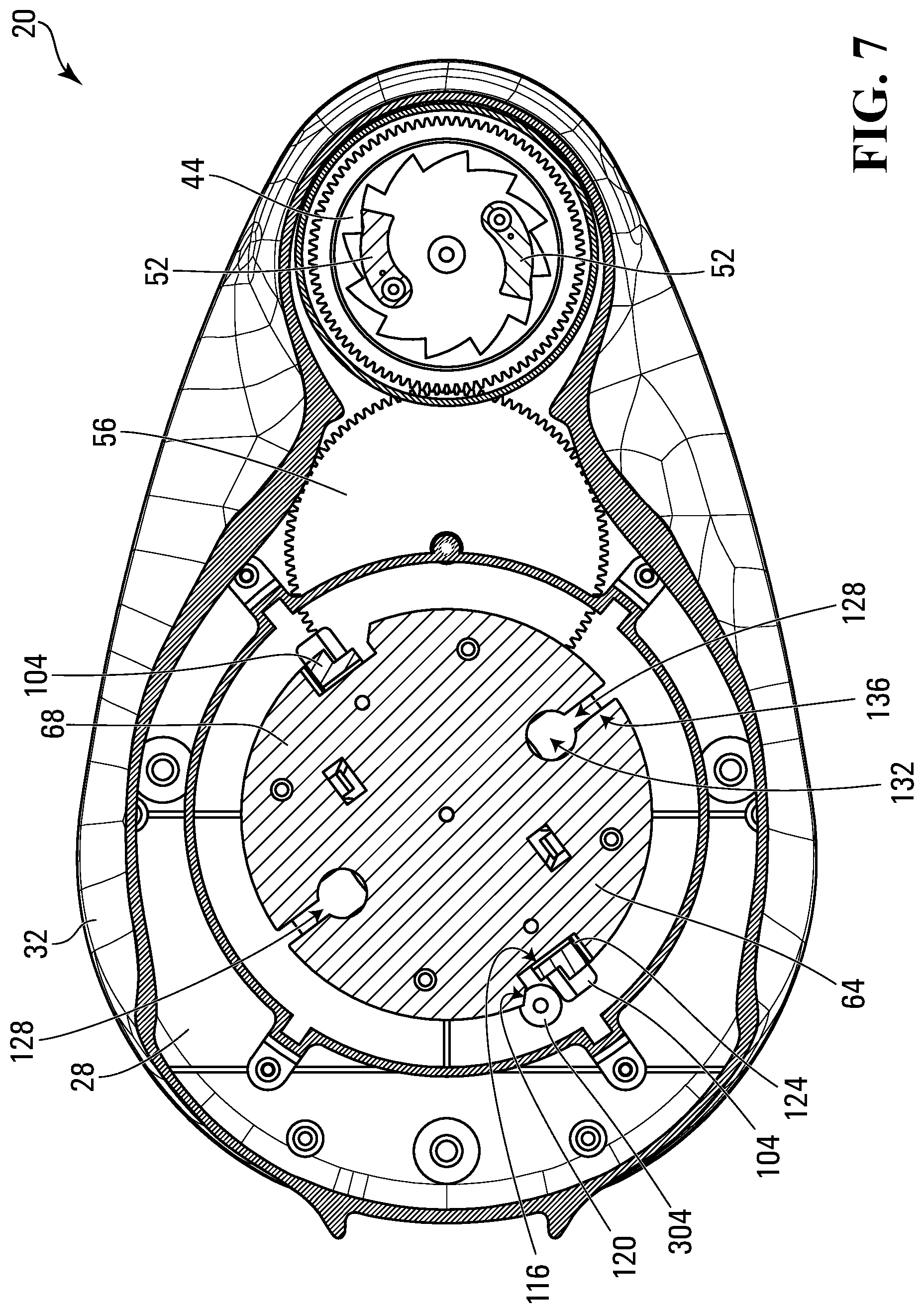 Patent US12129582 Figure 6 – Braiding machine