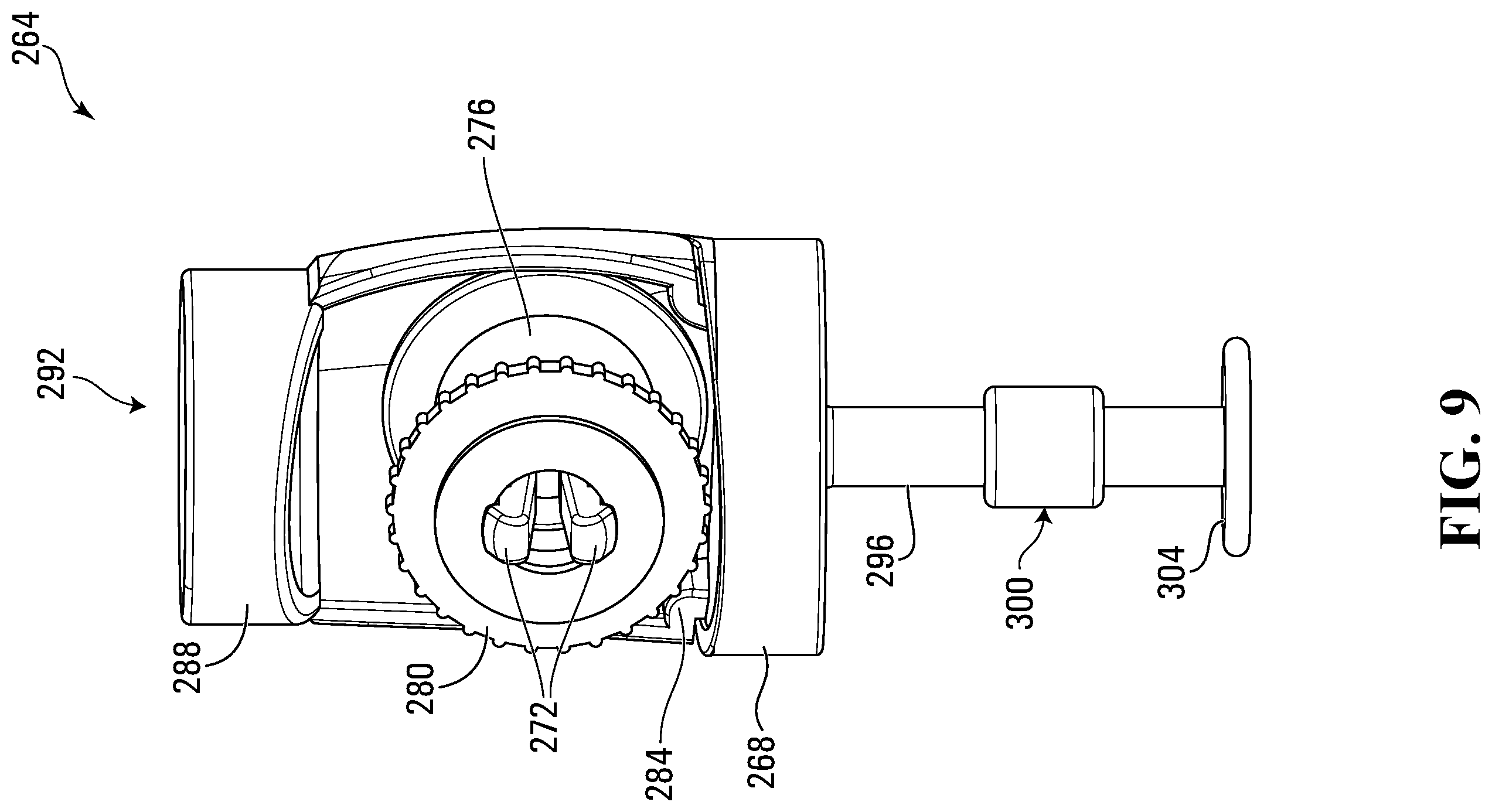 Patent US12129582 Figure 8 – Braiding machine