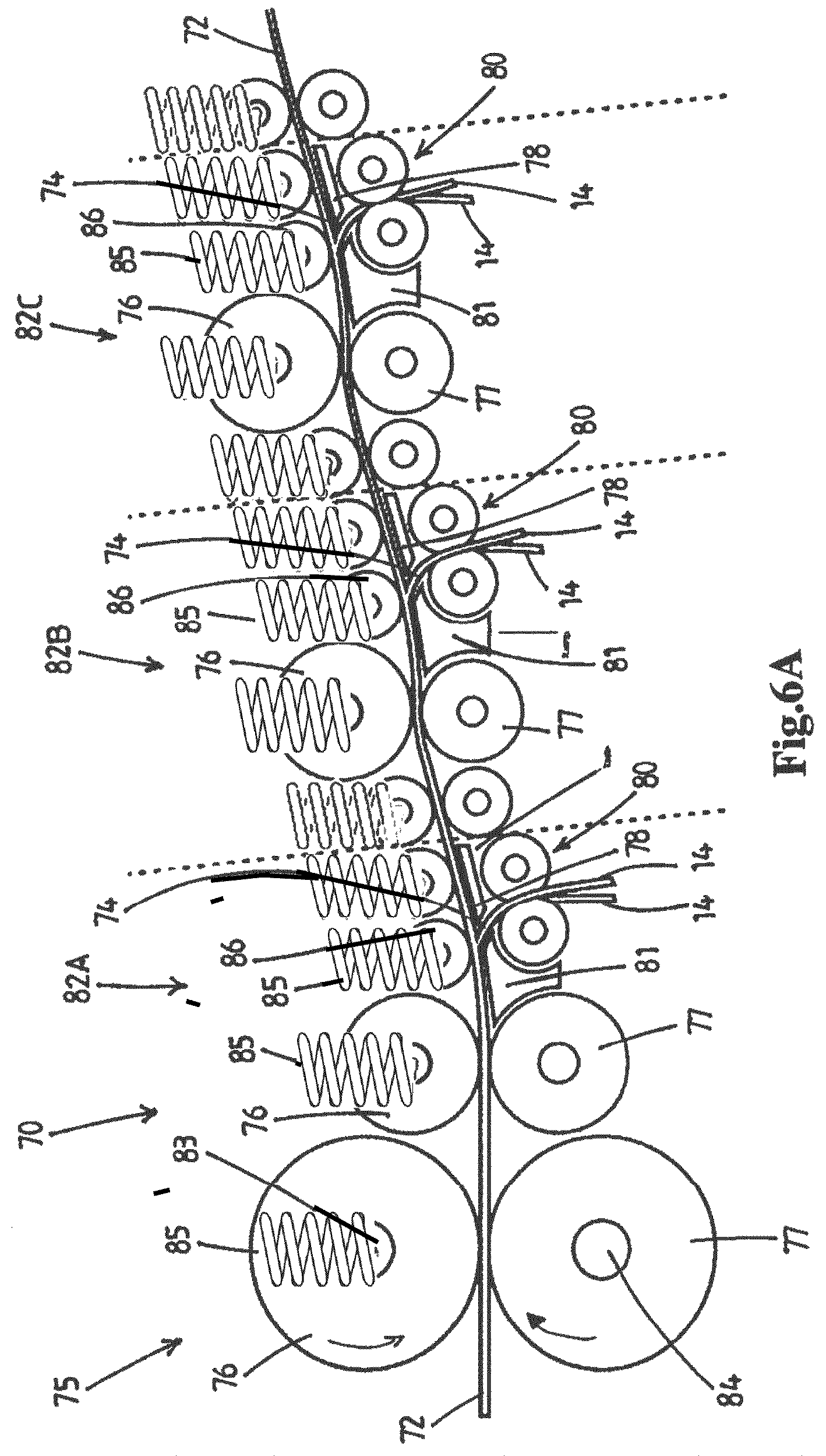 Patent US12129583 Figure 11 – Method and device for producing a ribbon and a thread of bamboo fiber
