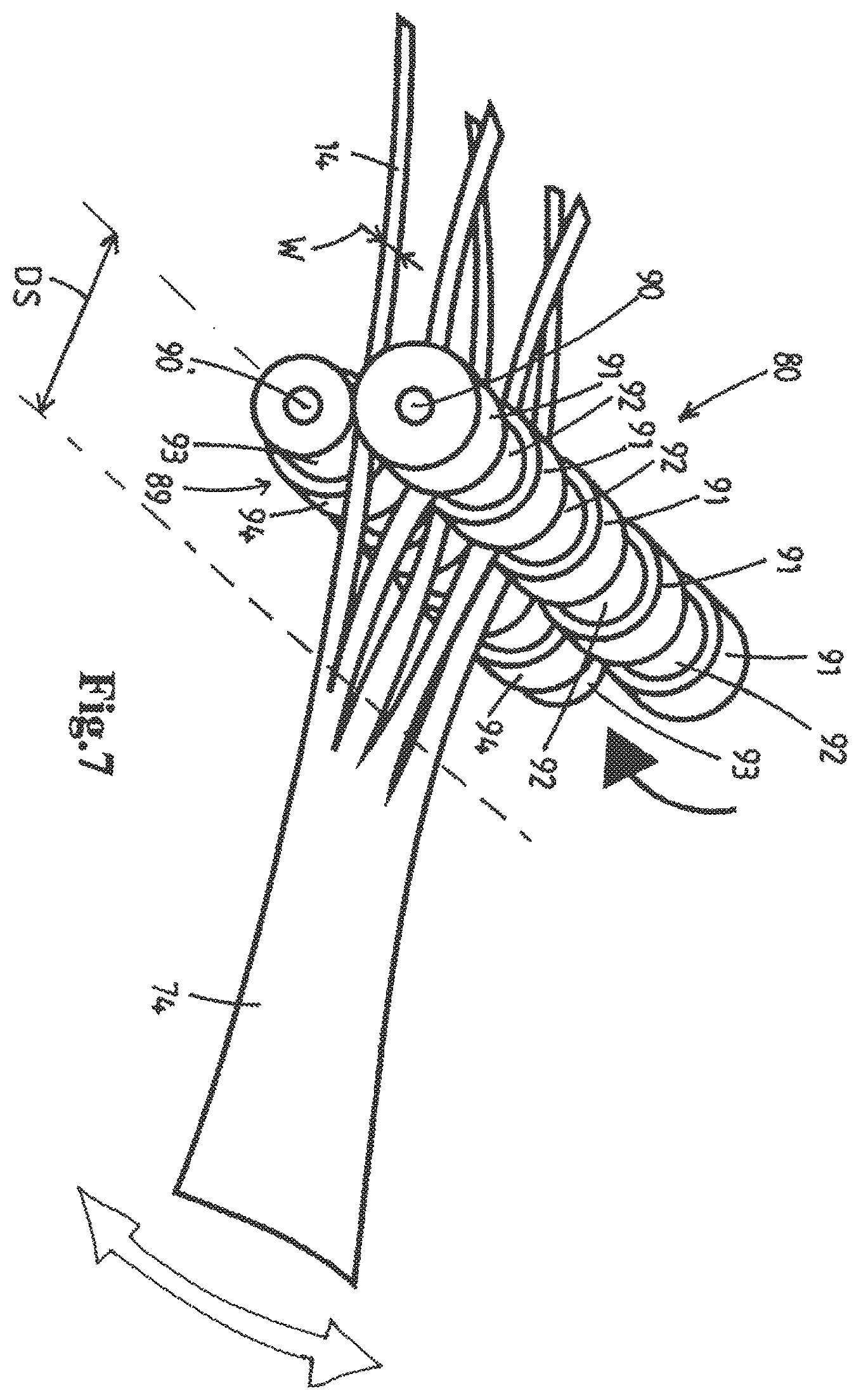 Patent US12129583 Figure 14 – Method and device for producing a ribbon and a thread of bamboo fiber