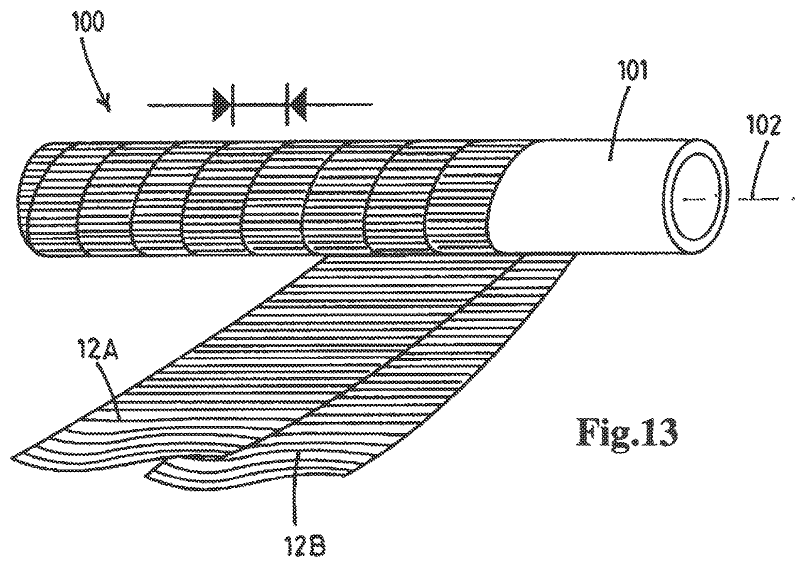 Patent US12129583 Figure 18 – Method and device for producing a ribbon and a thread of bamboo fiber