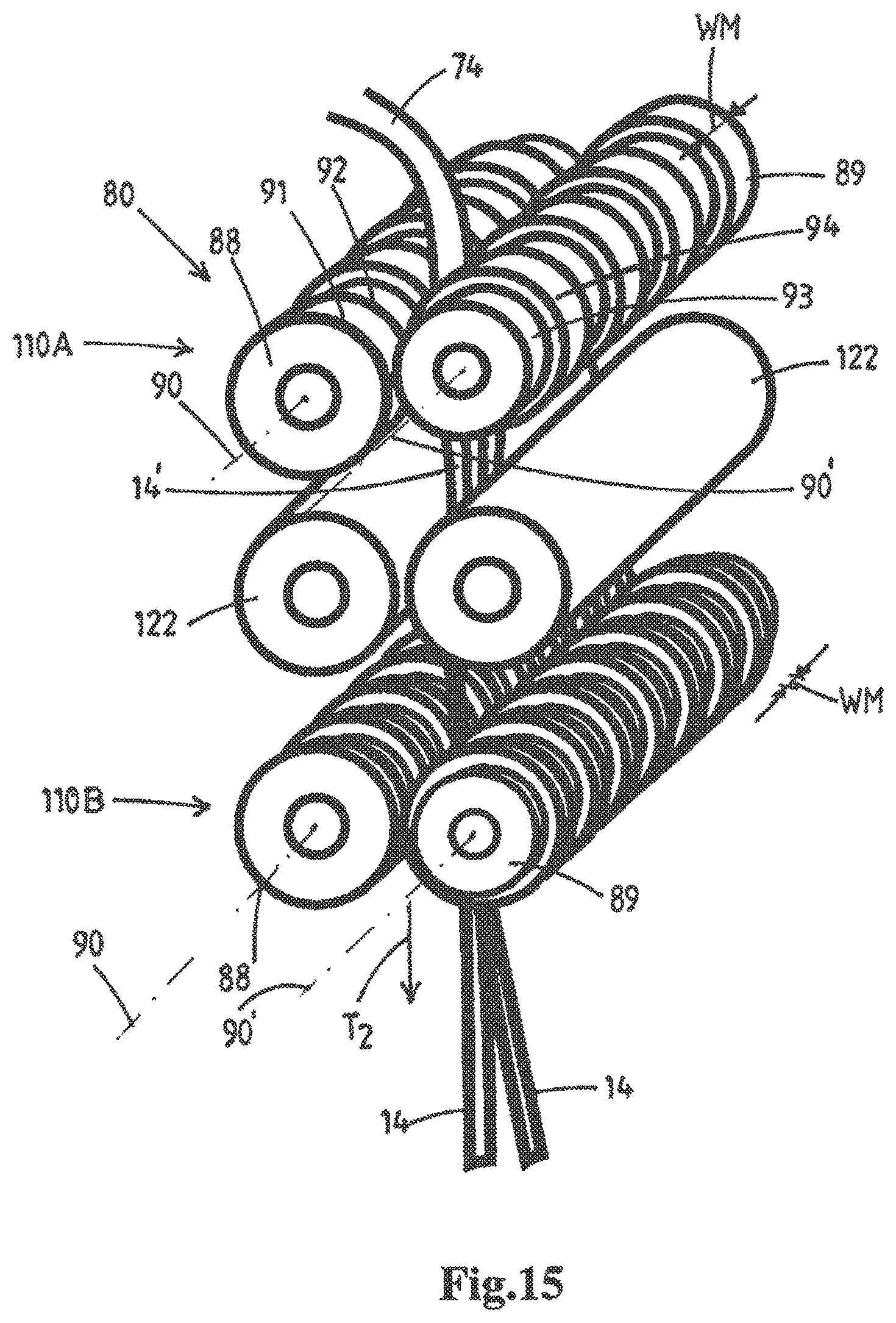 Patent US12129583 Figure 20 – Method and device for producing a ribbon and a thread of bamboo fiber