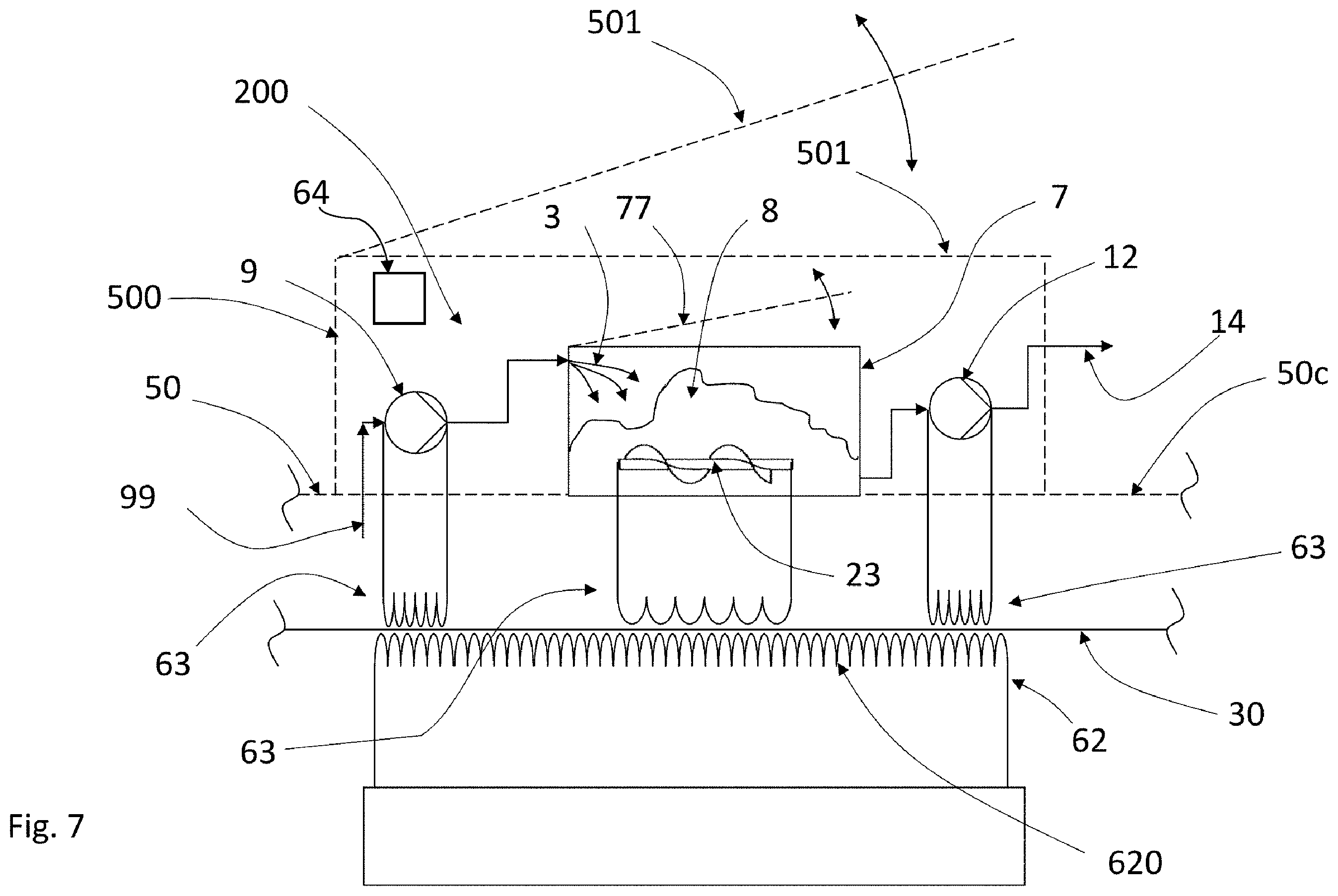 Patent US12129590 Figure 4 – Laundry washing machine with improved washing performances