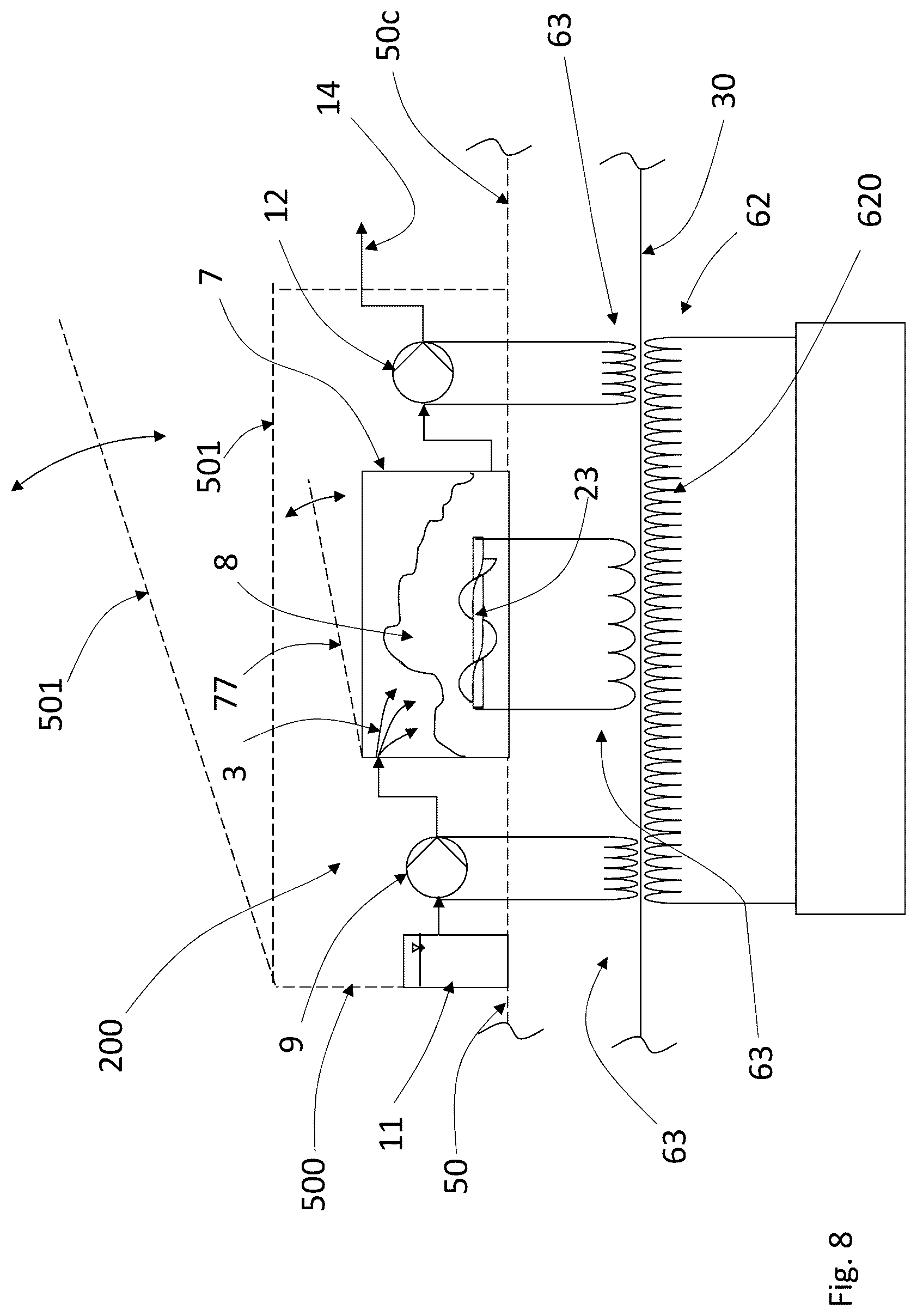 Patent US12129590 Figure 5 – Laundry washing machine with improved washing performances