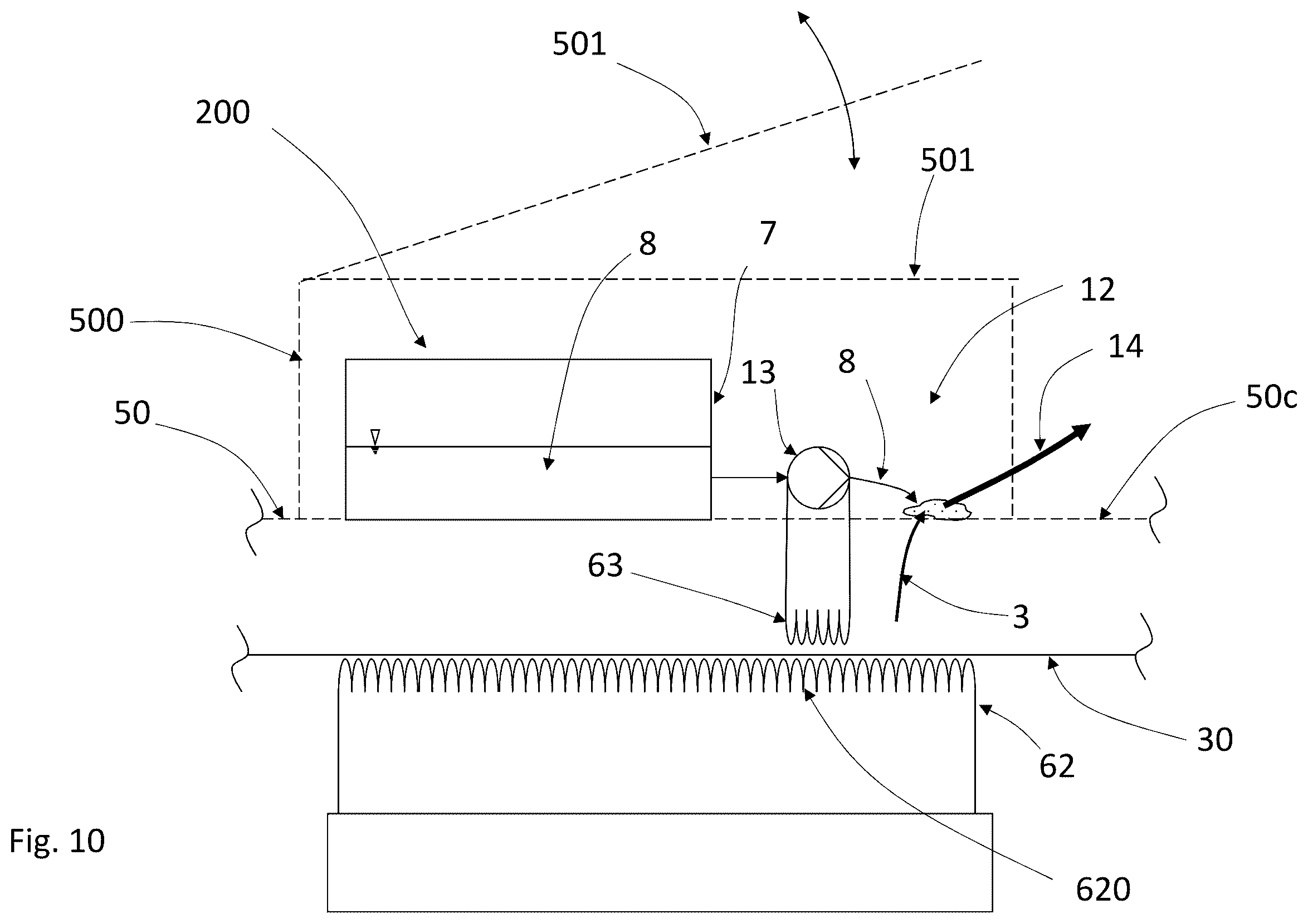 Patent US12129590 Figure 7 – Laundry washing machine with improved washing performances