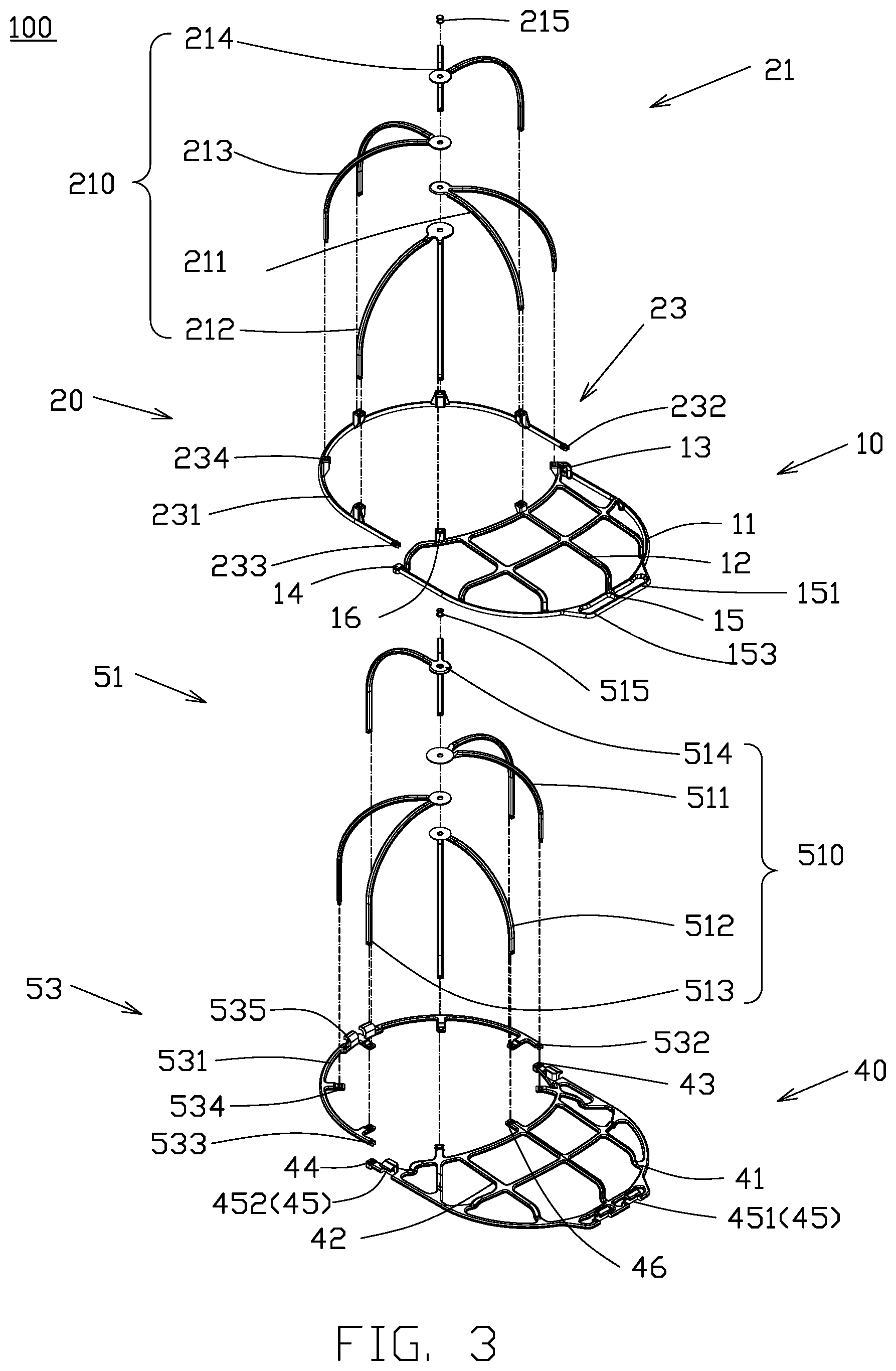 Patent US12129593 Figure 3 – Holder for cap washing