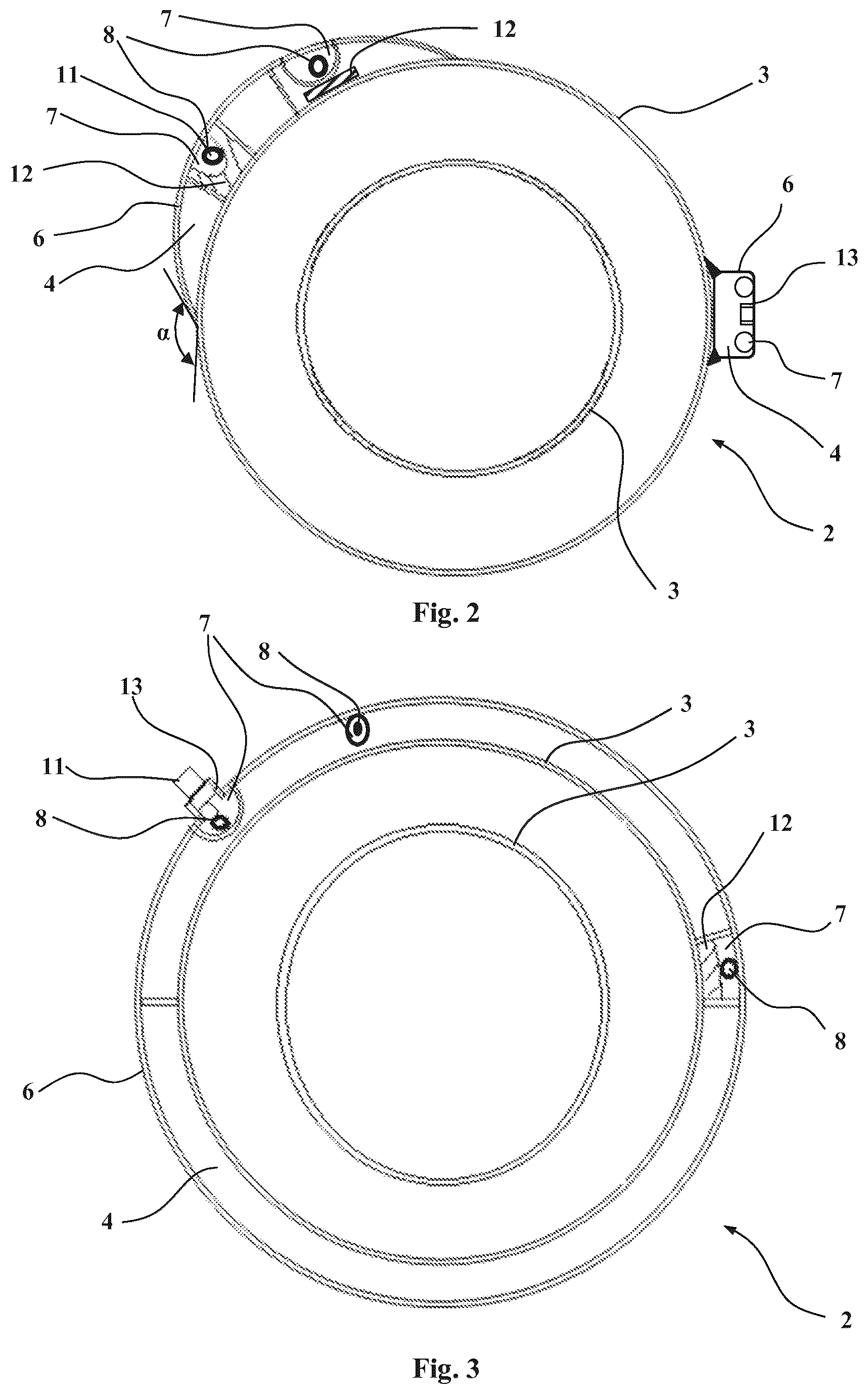 Patent US12129598 Figure 2 – Arrangement for installation of monitoring sensors of a treatment vessel for lignocellulosic material