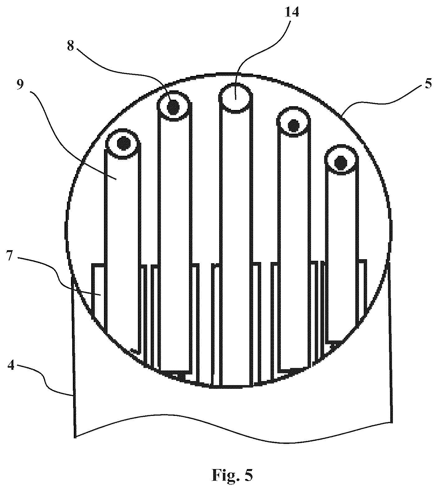 Patent US12129598 Figure 4 – Arrangement for installation of monitoring sensors of a treatment vessel for lignocellulosic material