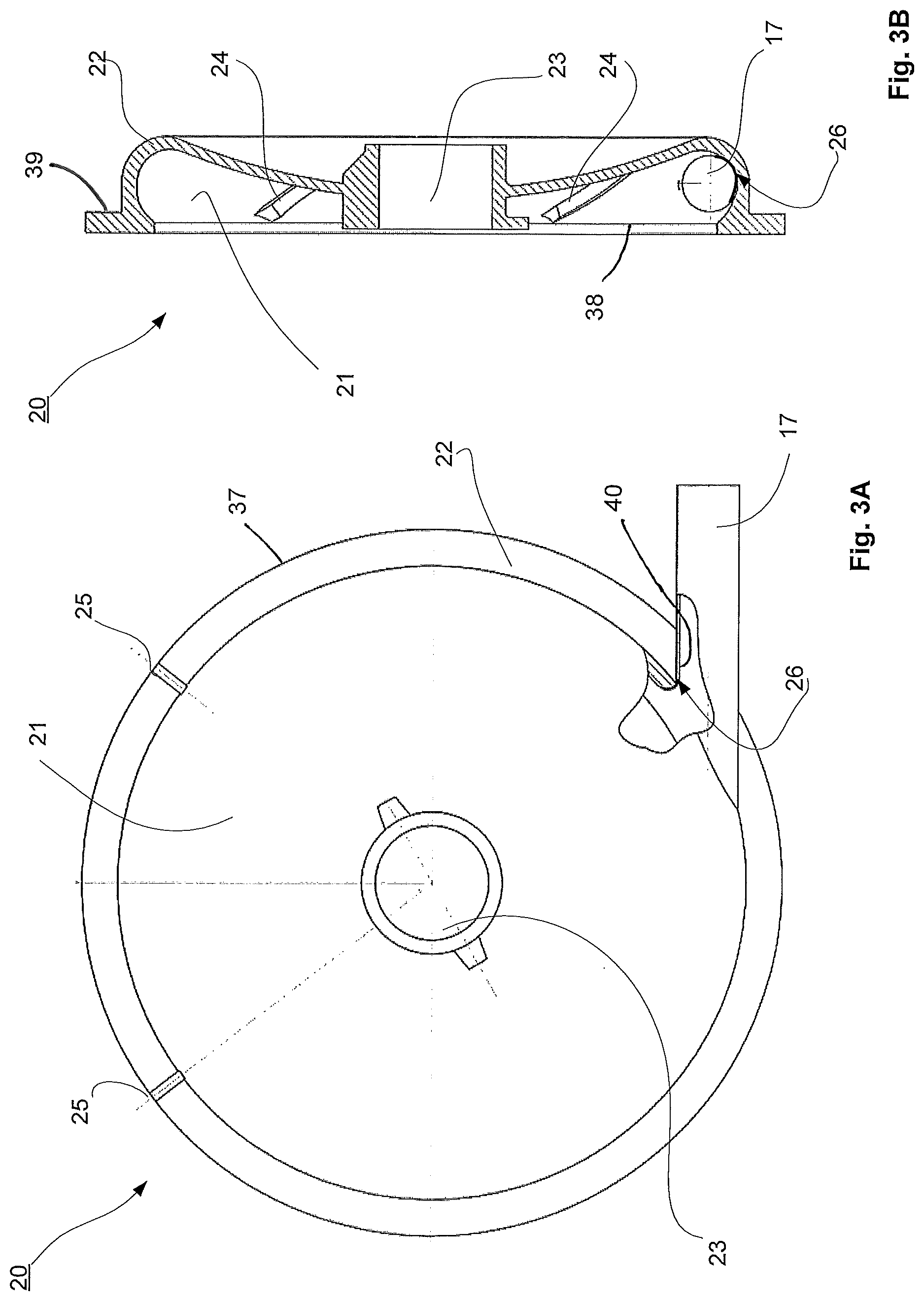Patent US12129599 Figure 3 – Pressure screen for a fiber web product process with removable cover
