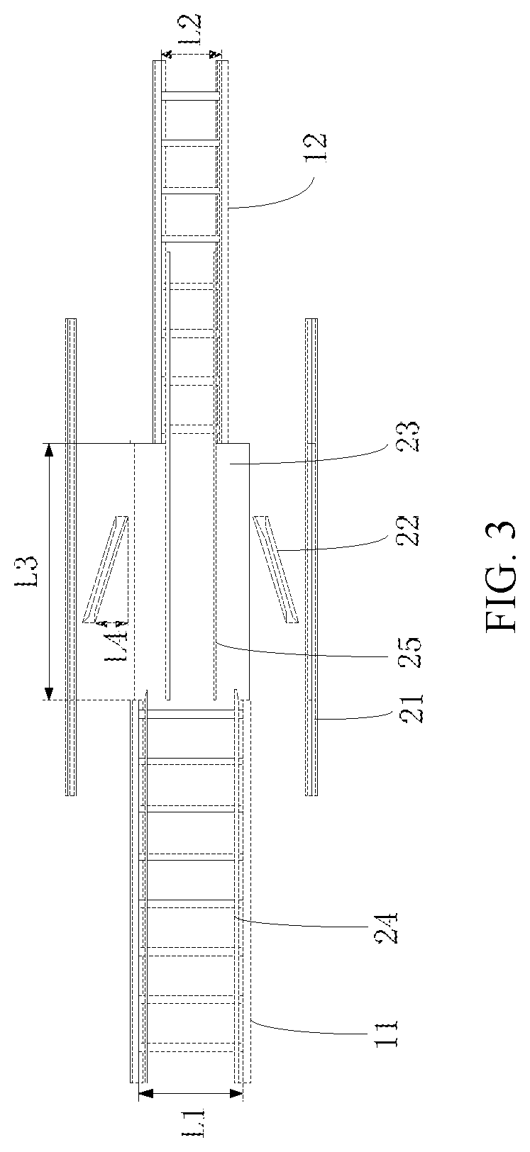 Patent US12129603 Figure 3 – Ground rail transfer device and gauge changing system