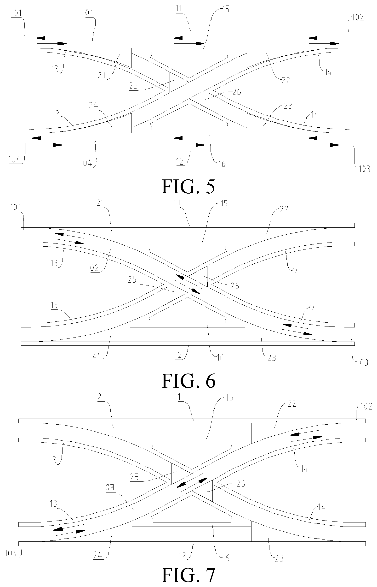 Patent US12129604 Figure 3 – Inner guide type rail switch and rail transit system having same