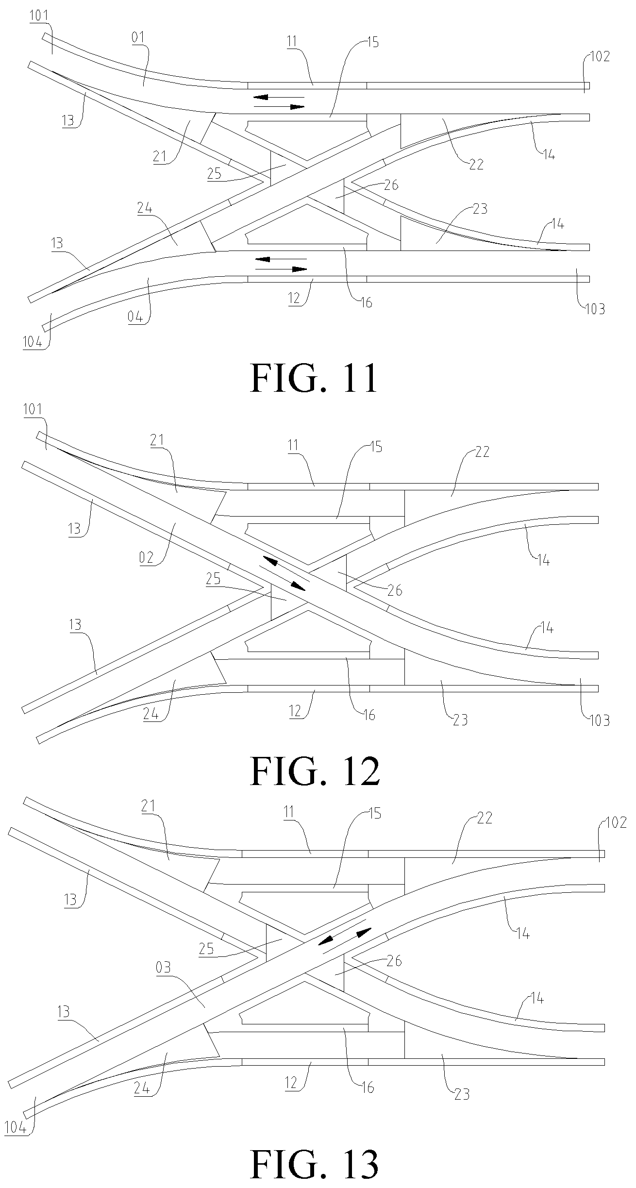 Patent US12129604 Figure 5 – Inner guide type rail switch and rail transit system having same