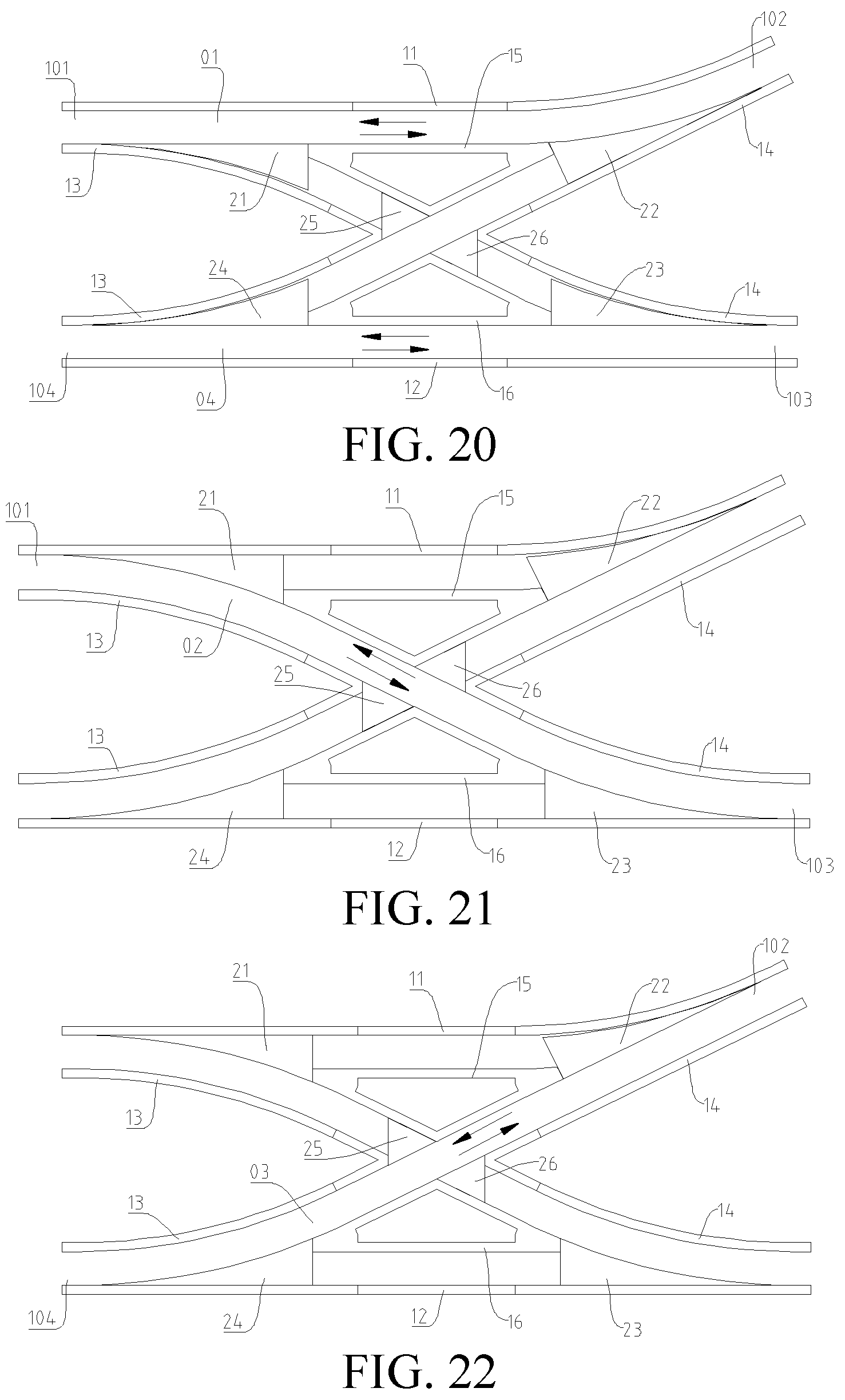 Patent US12129604 Figure 8 – Inner guide type rail switch and rail transit system having same
