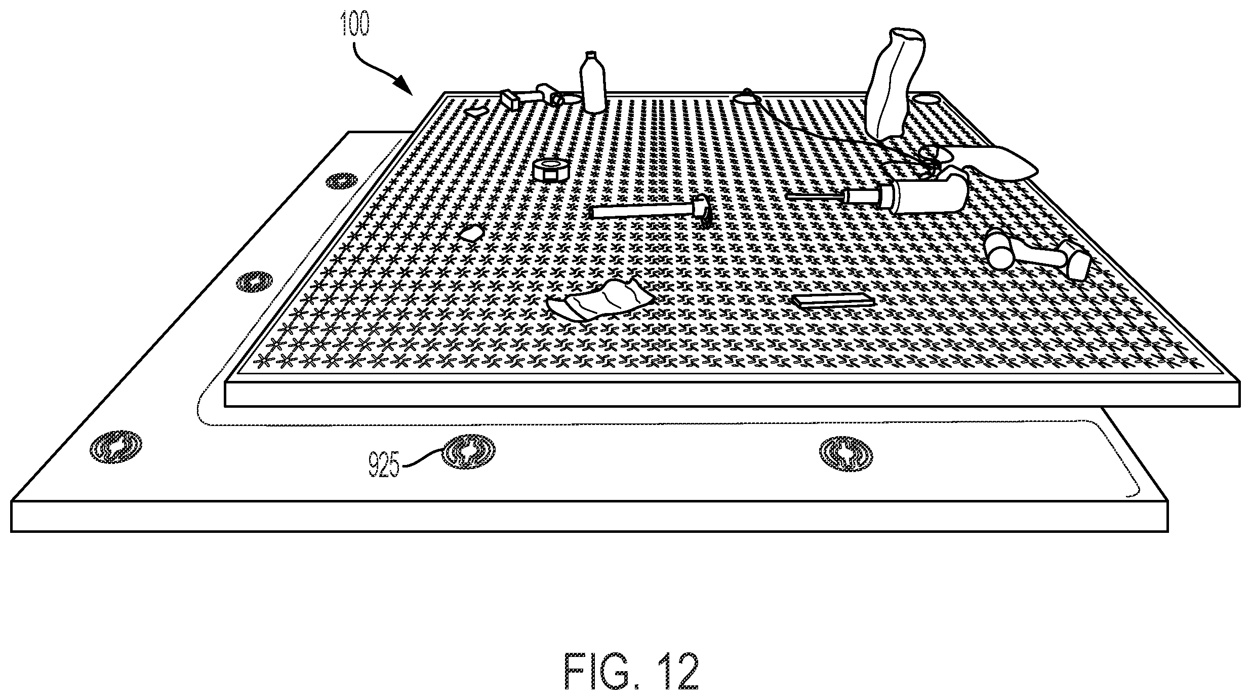 Patent US12129605 Figure 12 – Apparatus and method for repairing mats