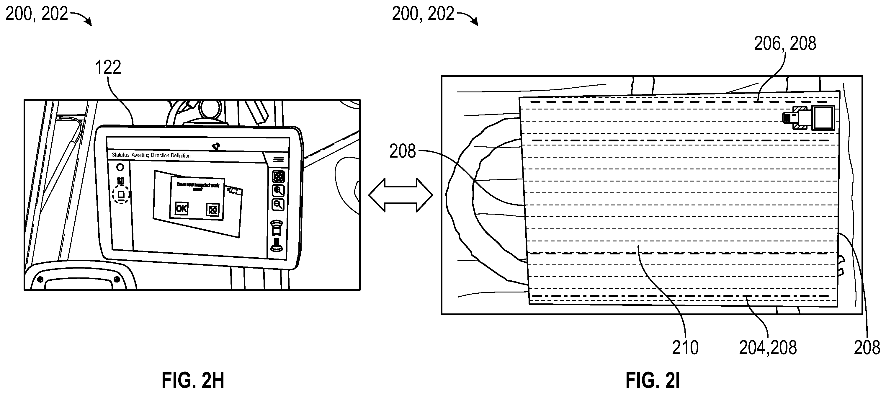 Patent US12129607 Figure 6 – Control system and method for defining and generating compactor work area