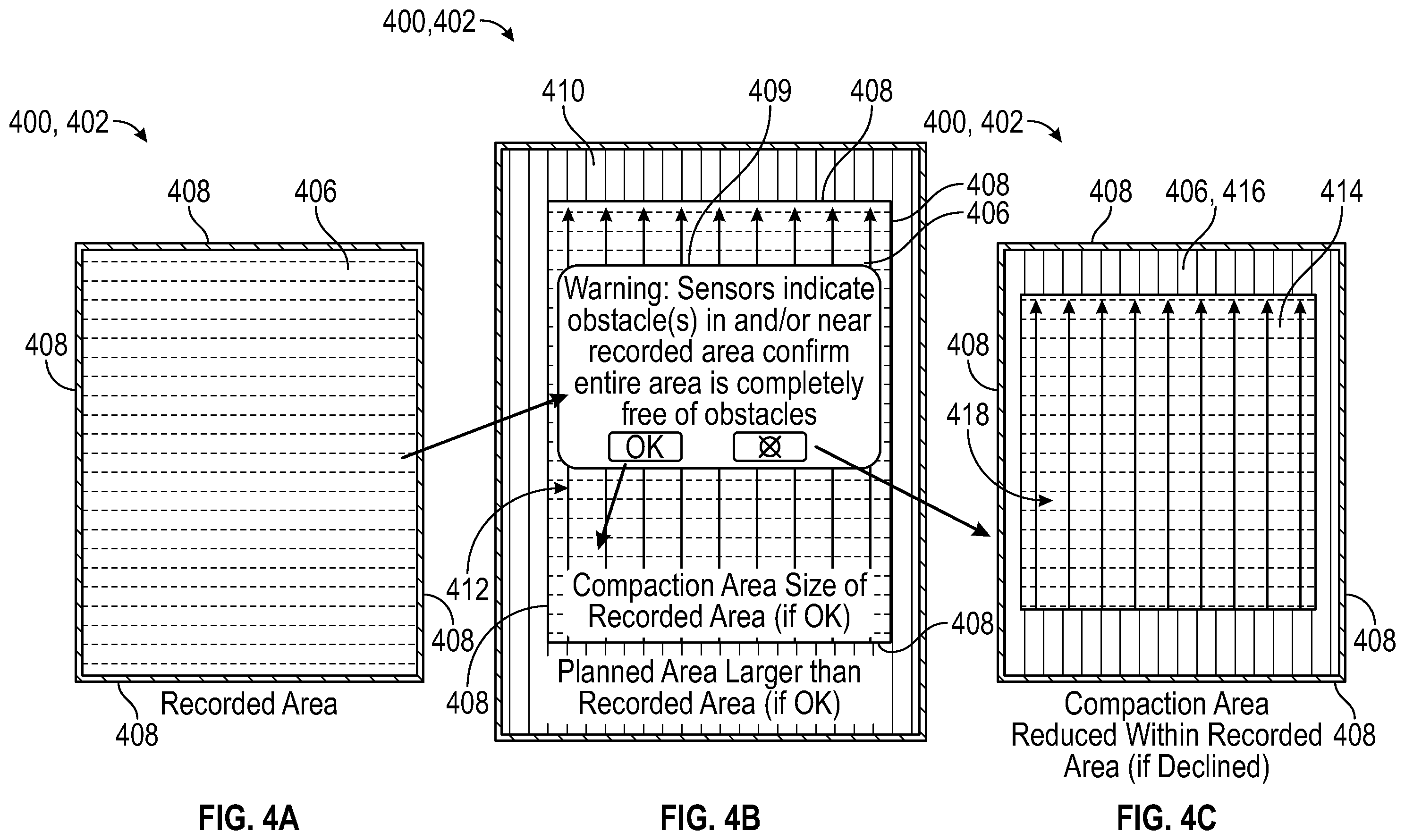 Patent US12129607 Figure 9 – Control system and method for defining and generating compactor work area
