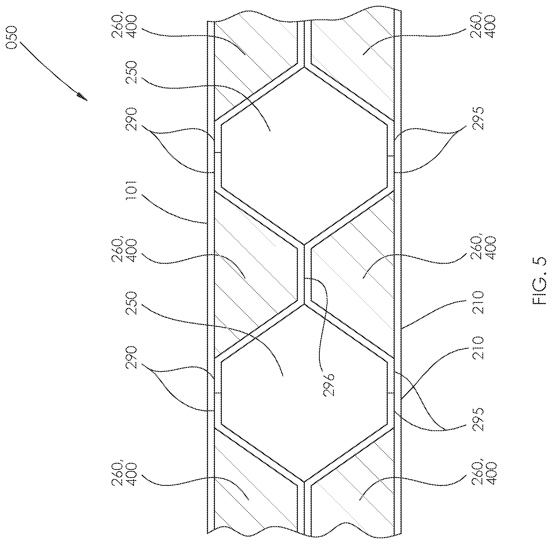 Patent US12129611 Figure 5 – Composite structural panel and method of fabrication