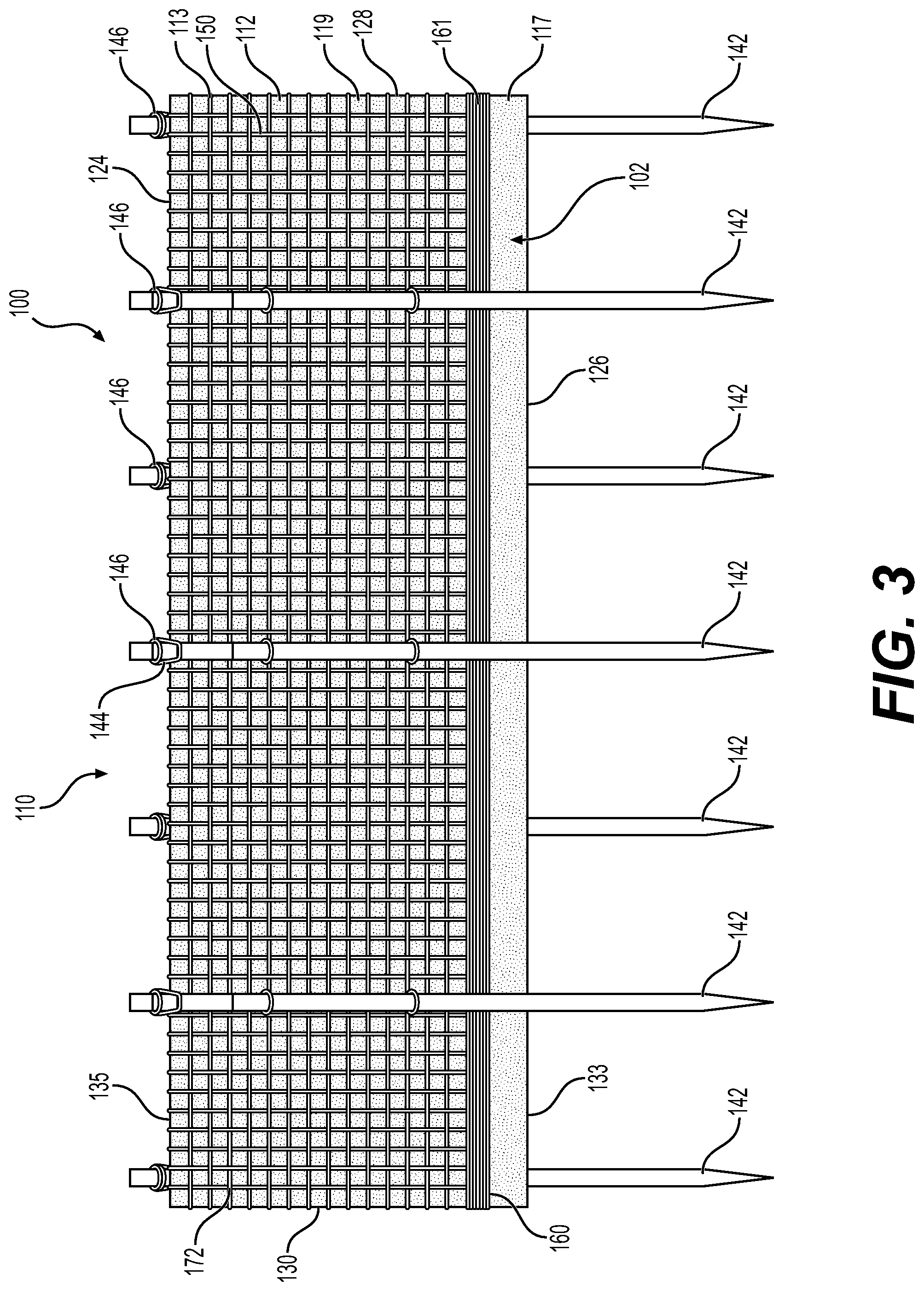 Patent US12129617 Figure 3 – Fiber sheet system