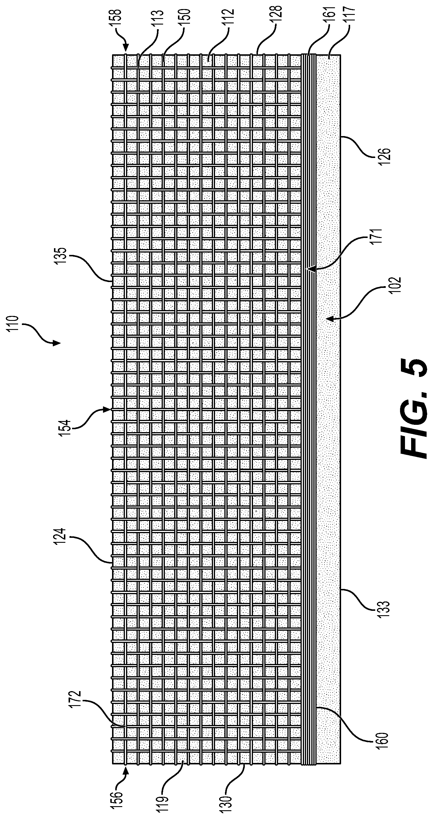 Patent US12129617 Figure 5 – Fiber sheet system