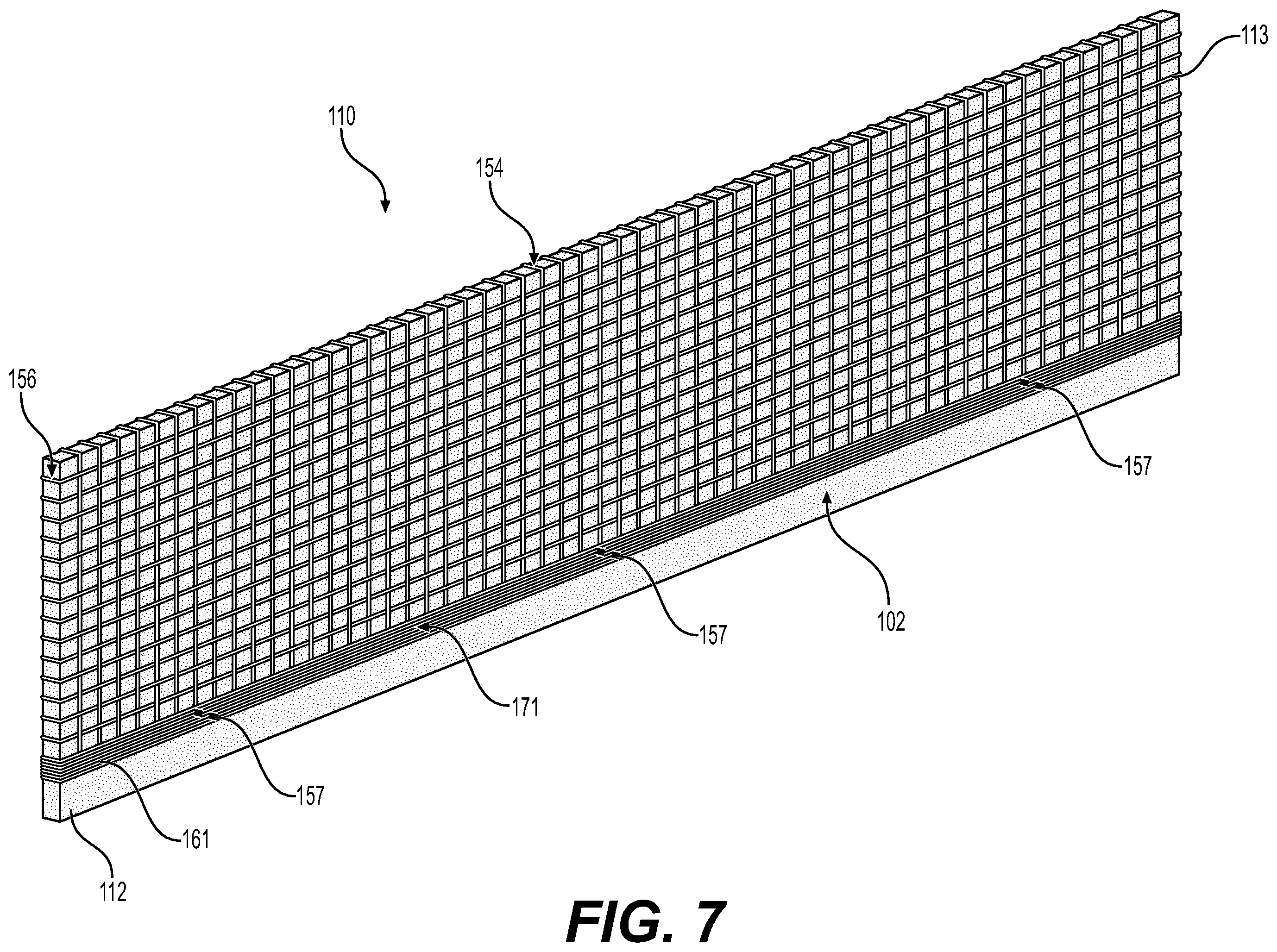 Patent US12129617 Figure 7 – Fiber sheet system