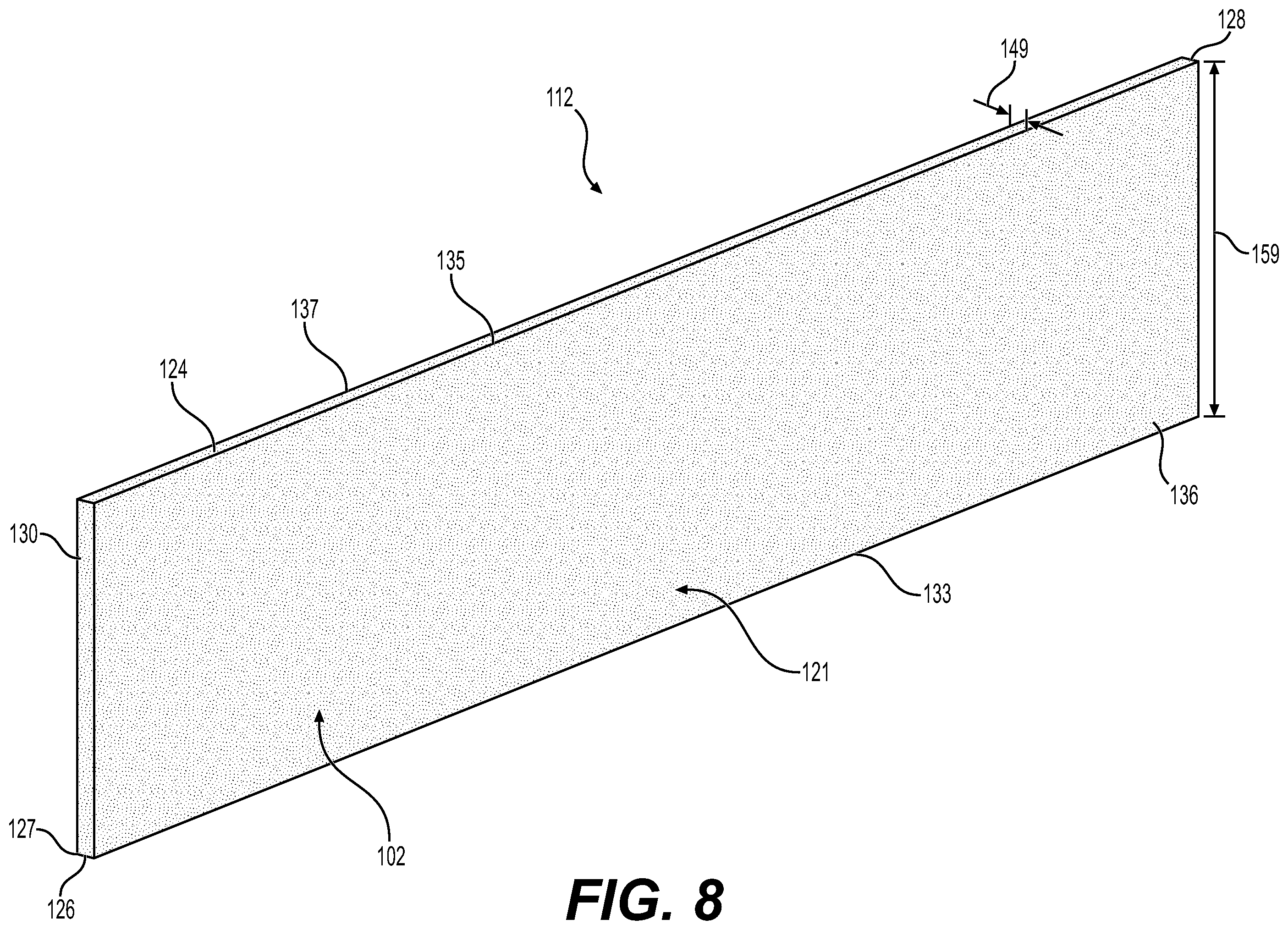 Patent US12129617 Figure 8 – Fiber sheet system