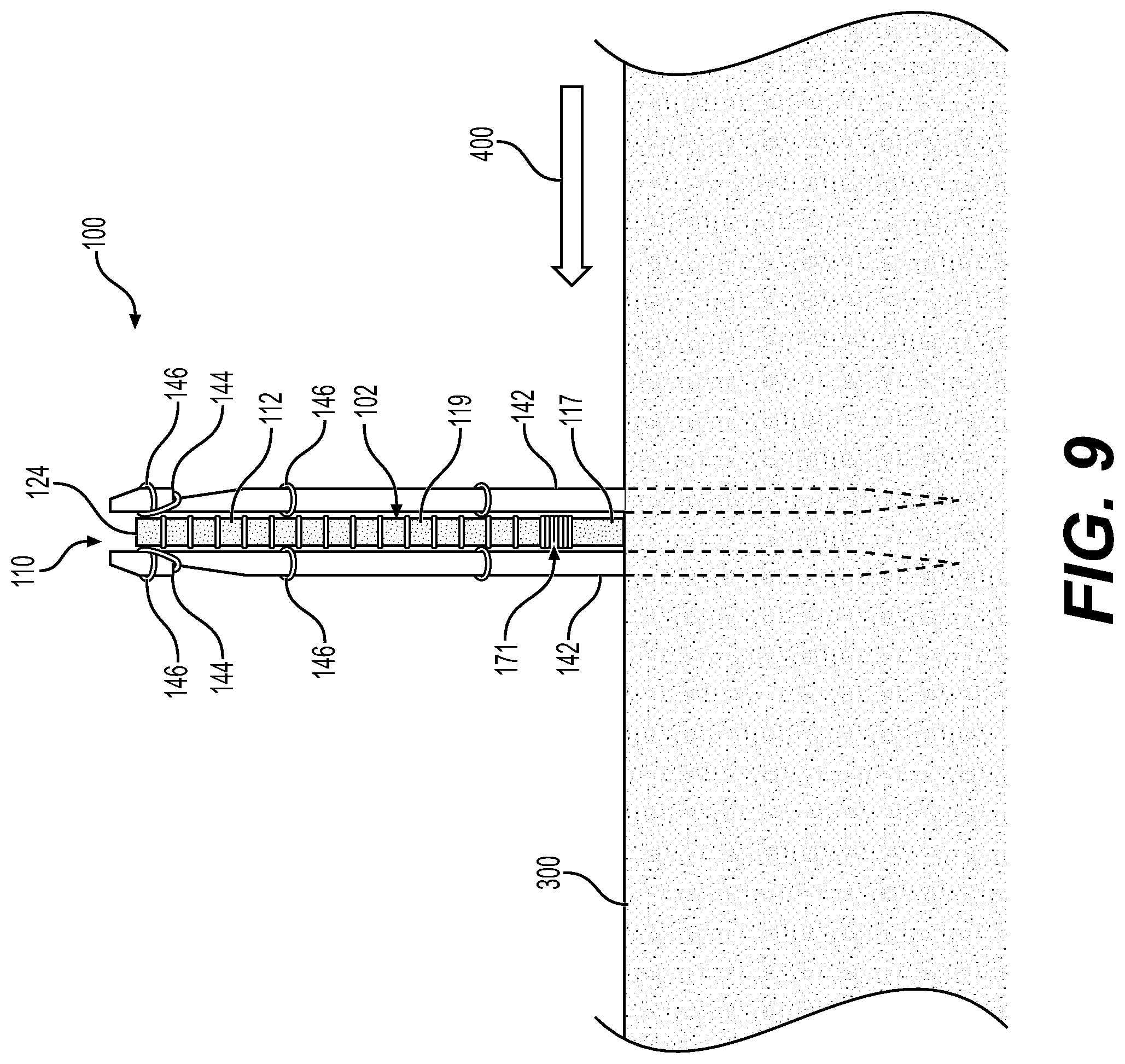 Patent US12129617 Figure 9 – Fiber sheet system