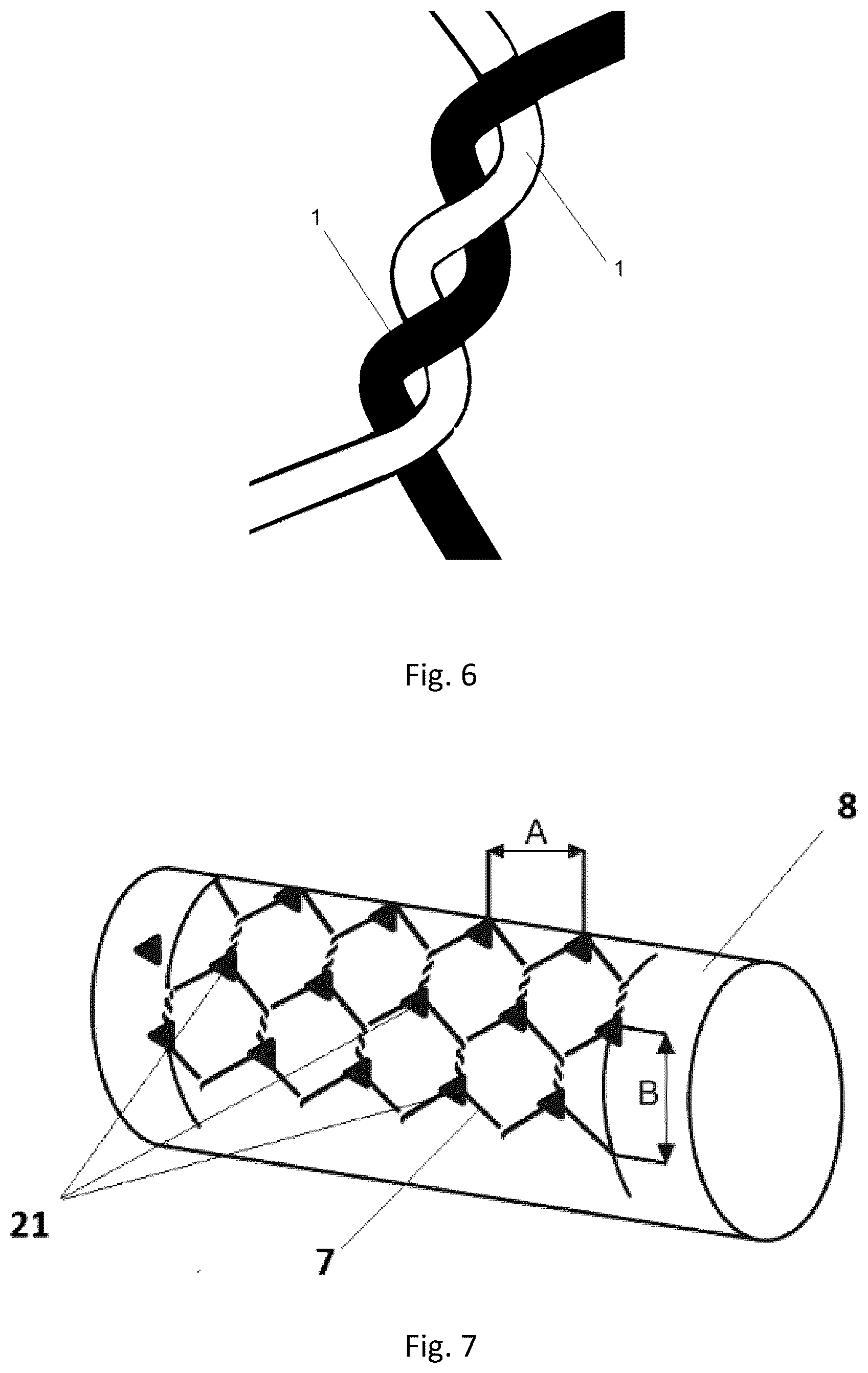 Patent US12129618 Figure 5 – Wire netting, a process and a device for manufacturing the wire netting