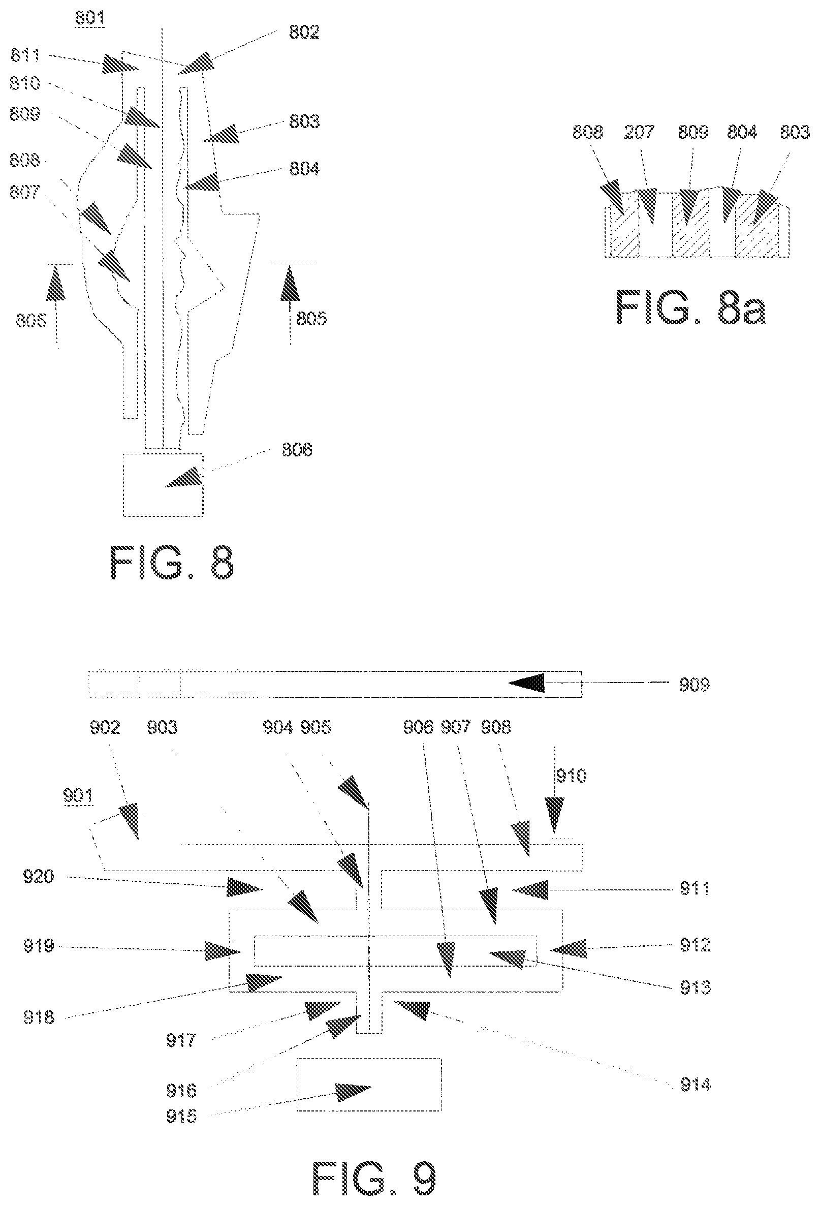 Patent US12129619 Figure 8 – Cleft-mallet