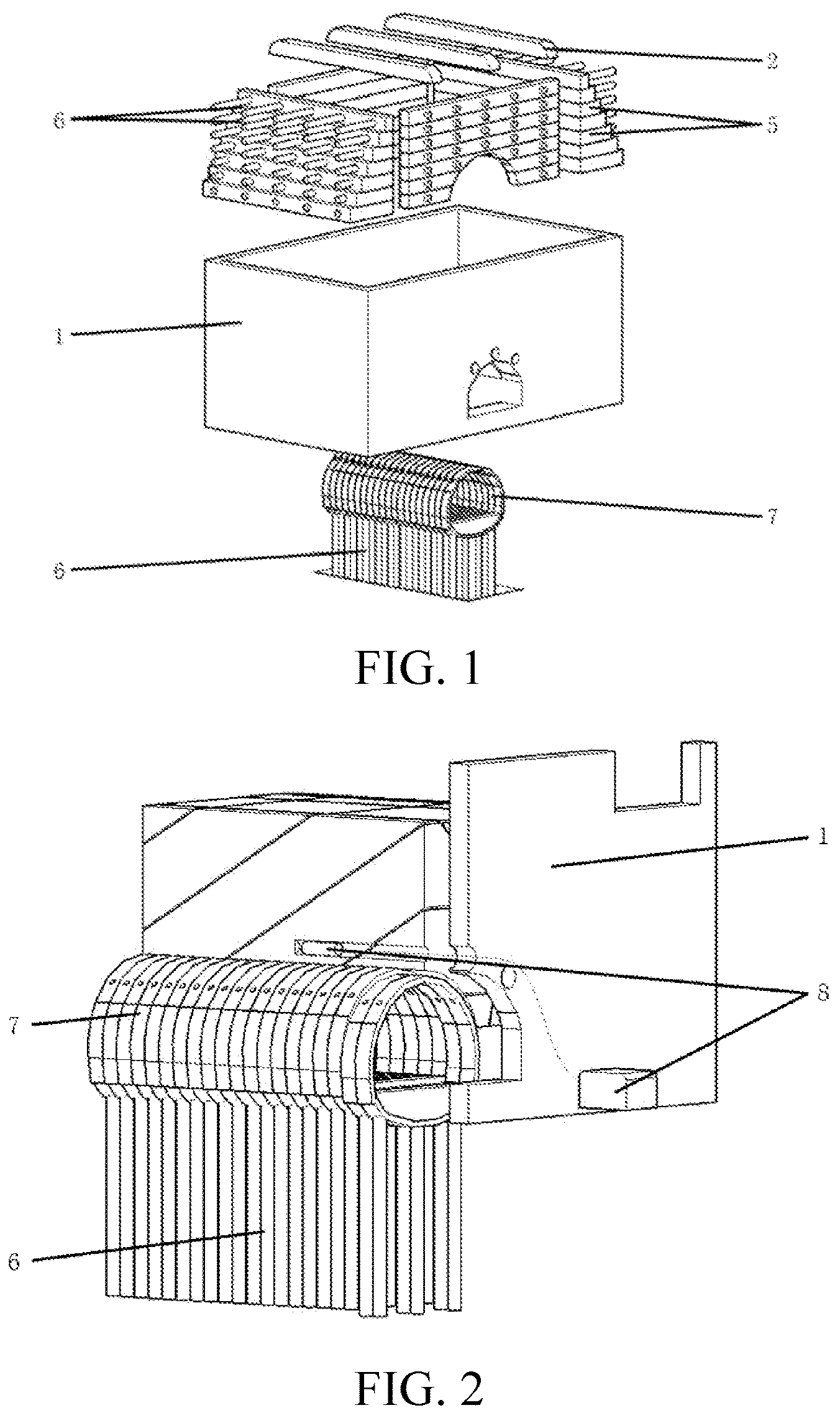 Patent US12129621 Figure 1 – Platform, system and method for simulating critical rock collapse of surrounding rock in underground engineering