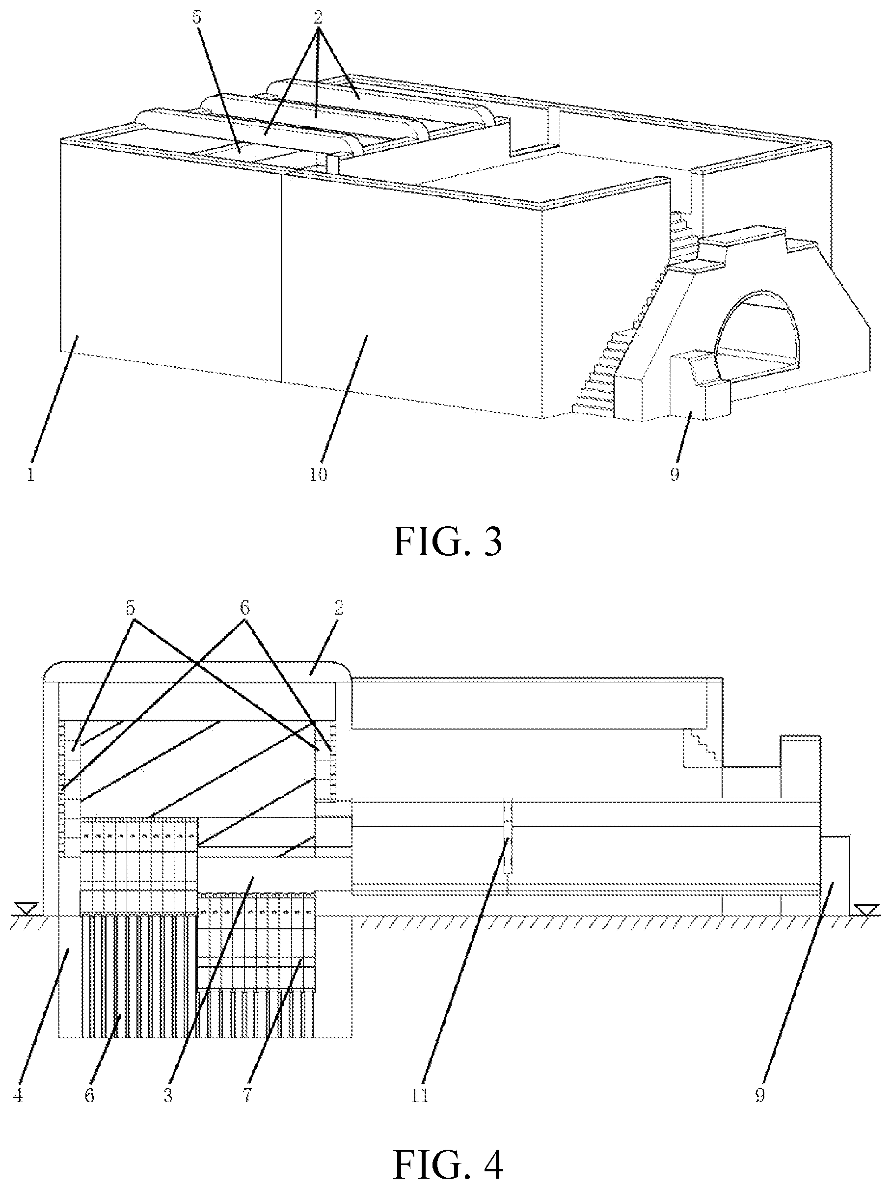Patent US12129621 Figure 2 – Platform, system and method for simulating critical rock collapse of surrounding rock in underground engineering