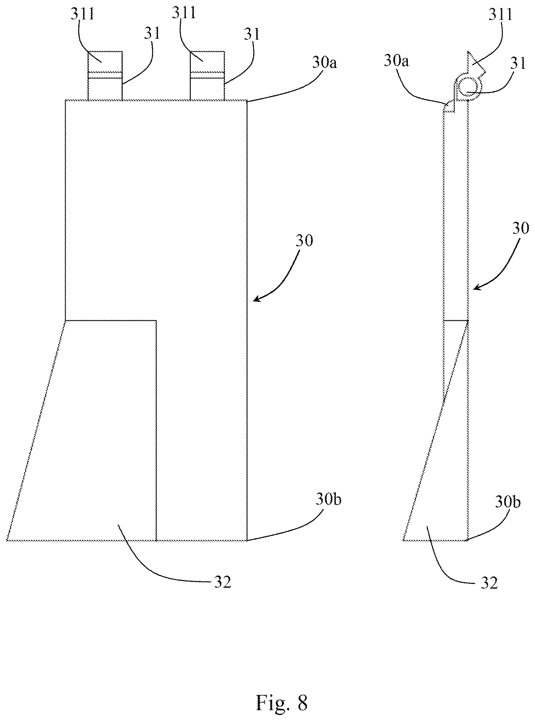 Patent US12129622 Figure 8 – Root-like expandable foundation pile
