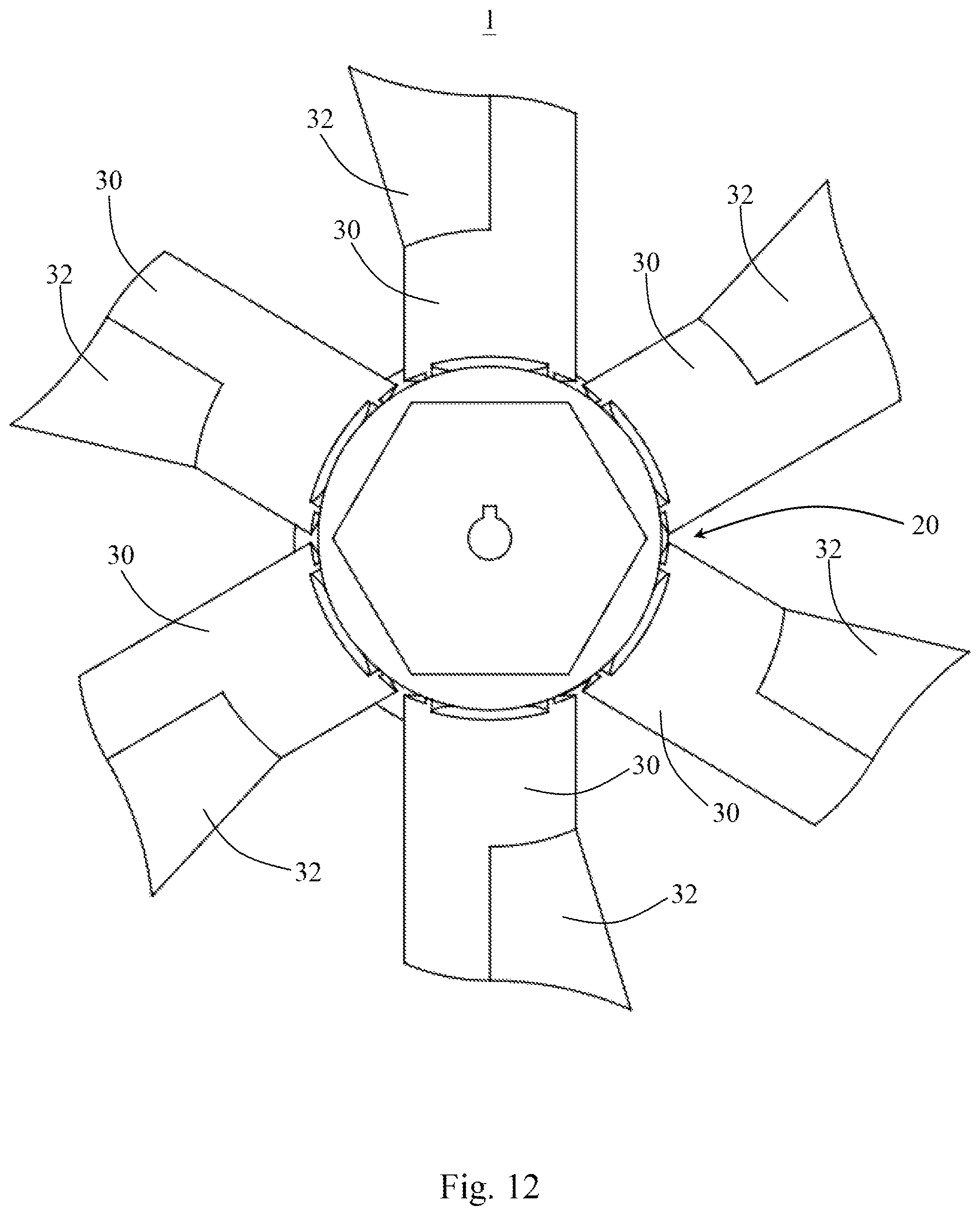 Patent US12129622 Figure 12 – Root-like expandable foundation pile