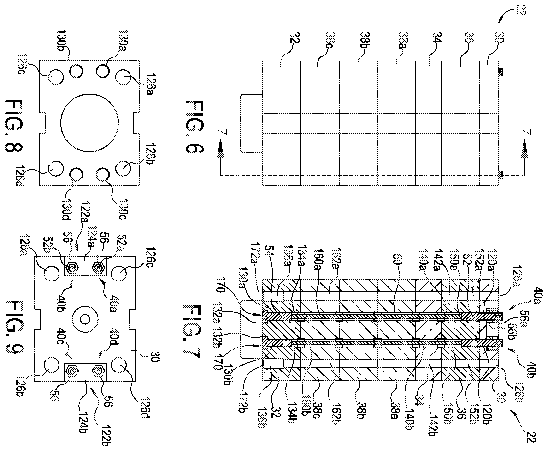 Patent US12129623 Figure 4 – Segmented ram systems and methods for hydraulic impact hammers