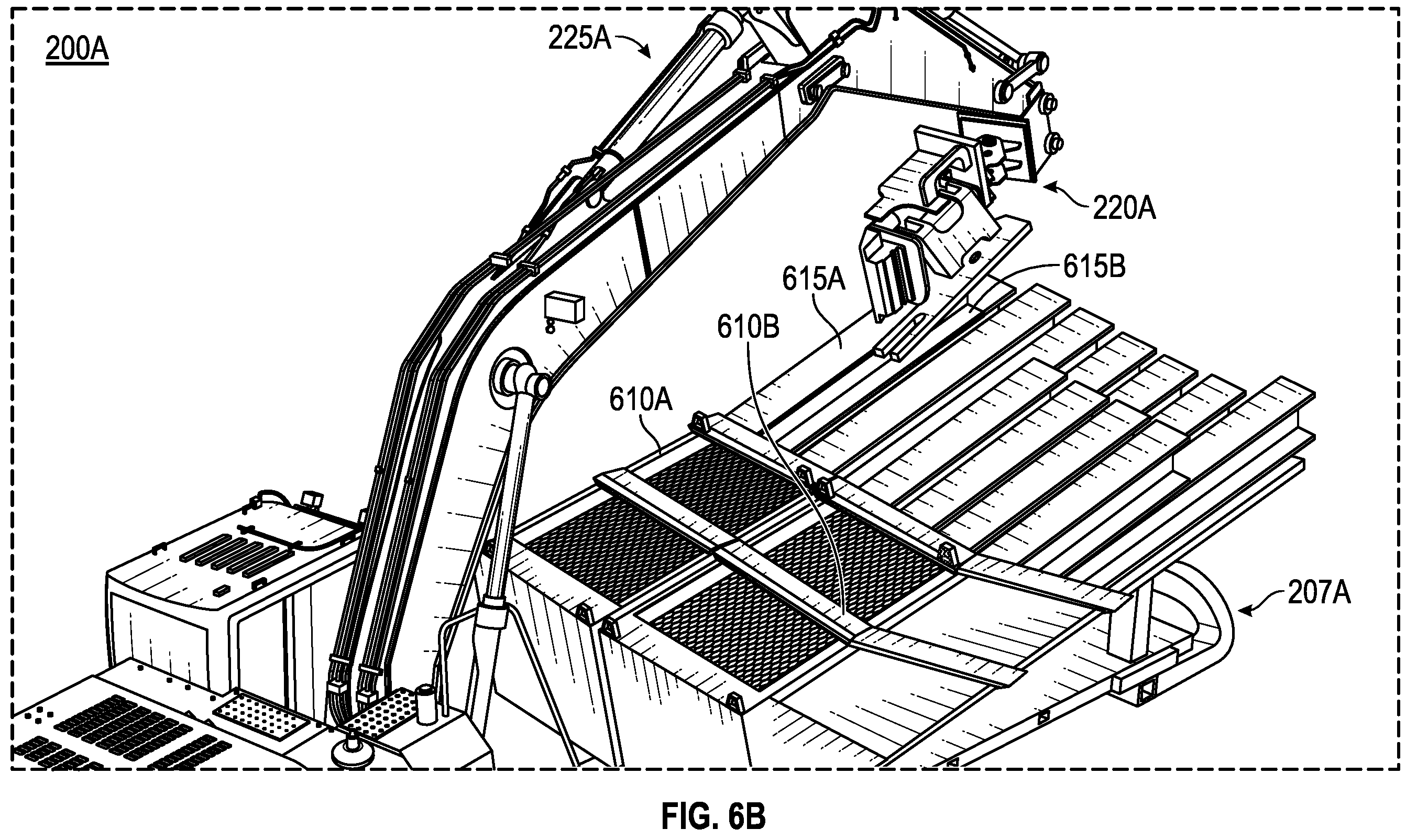 Patent US12129624 Figure 9 – Pile manipulation tool for autonomous pile driver vehicle