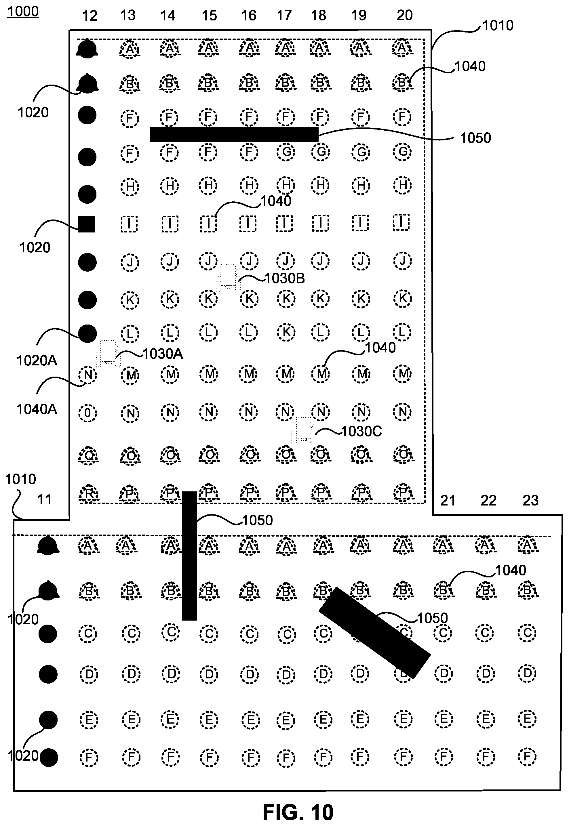 Patent US12129624 Figure 13 – Pile manipulation tool for autonomous pile driver vehicle