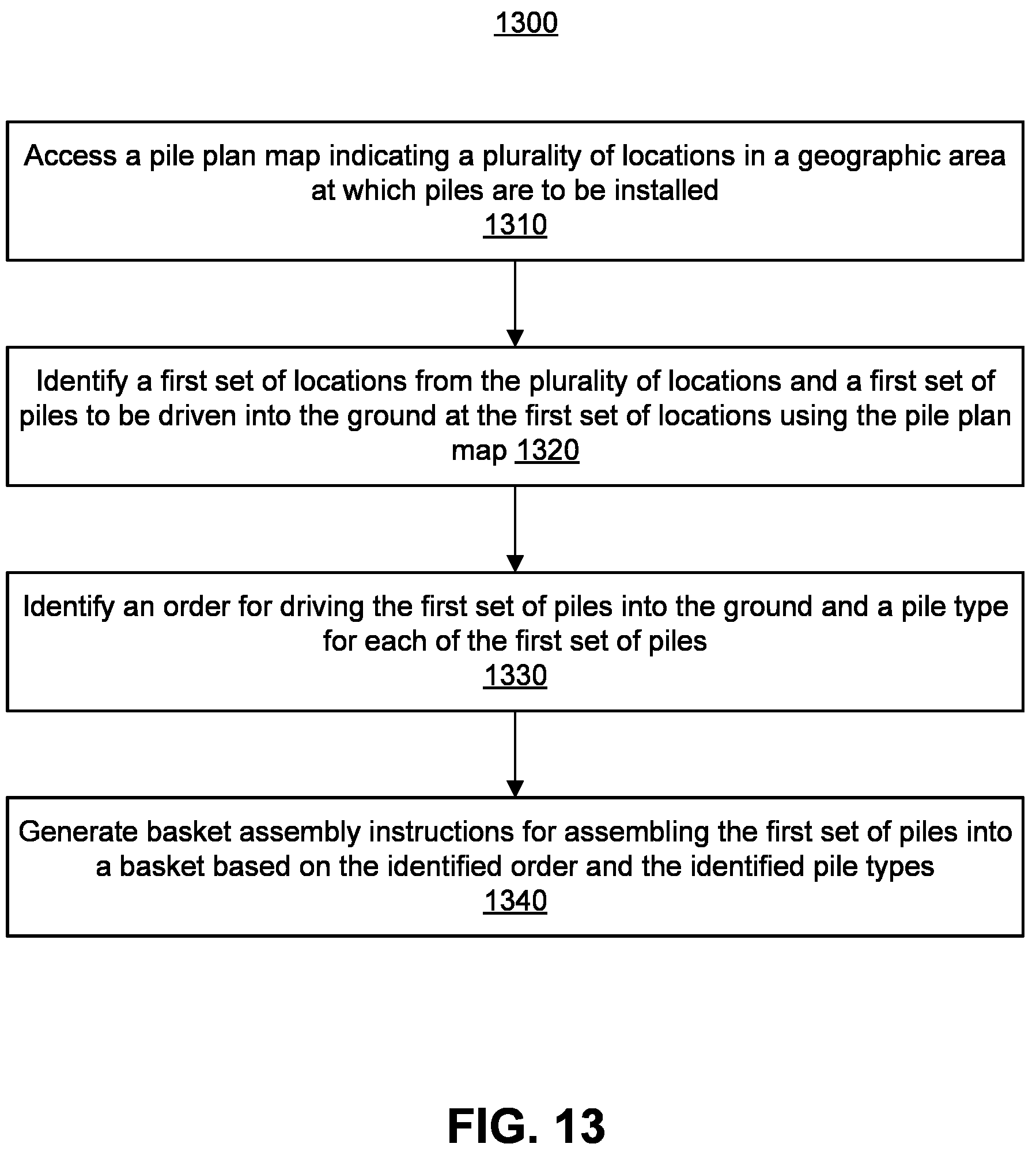 Patent US12129624 Figure 16 – Pile manipulation tool for autonomous pile driver vehicle