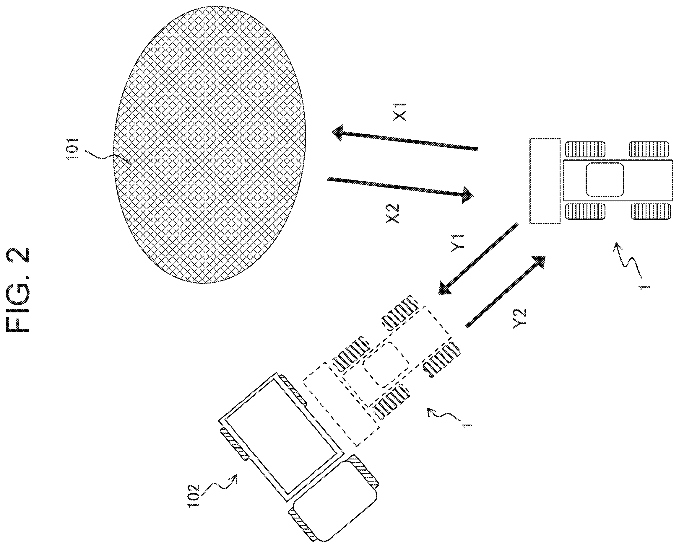 Patent US12129627 Figure 2 – Work vehicle
