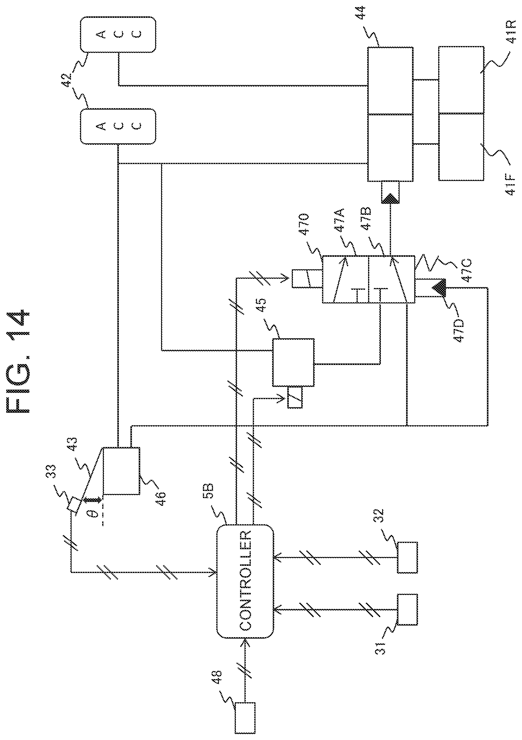 Patent US12129627 Figure 14 – Work vehicle