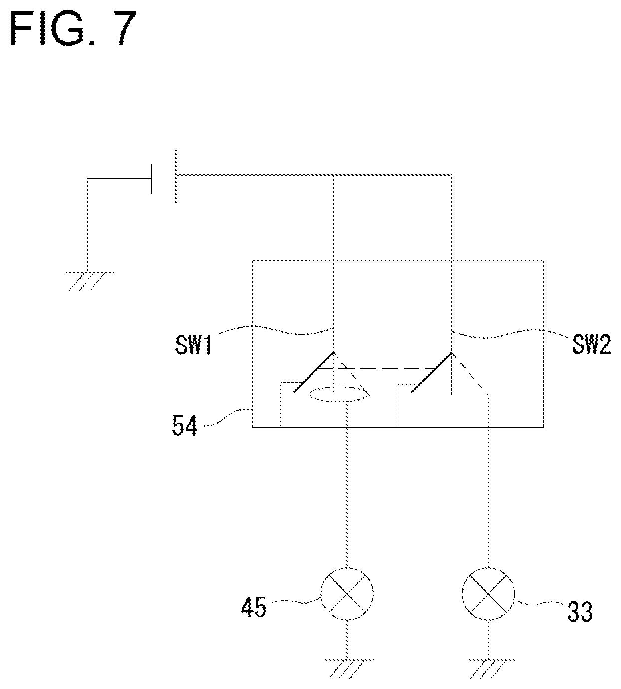 Patent US12129630 Figure 7 – Installation structure of electric component and hydraulic hose for working machine